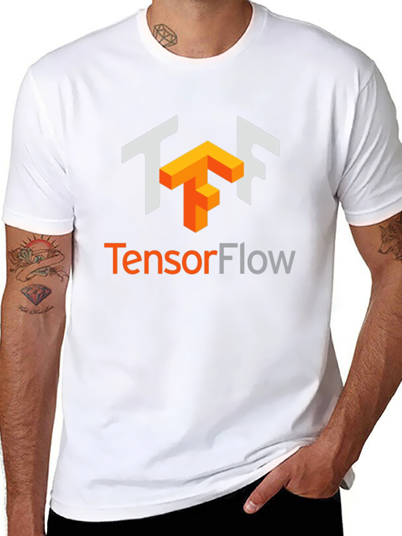 TensorFlow Black T-Shirt