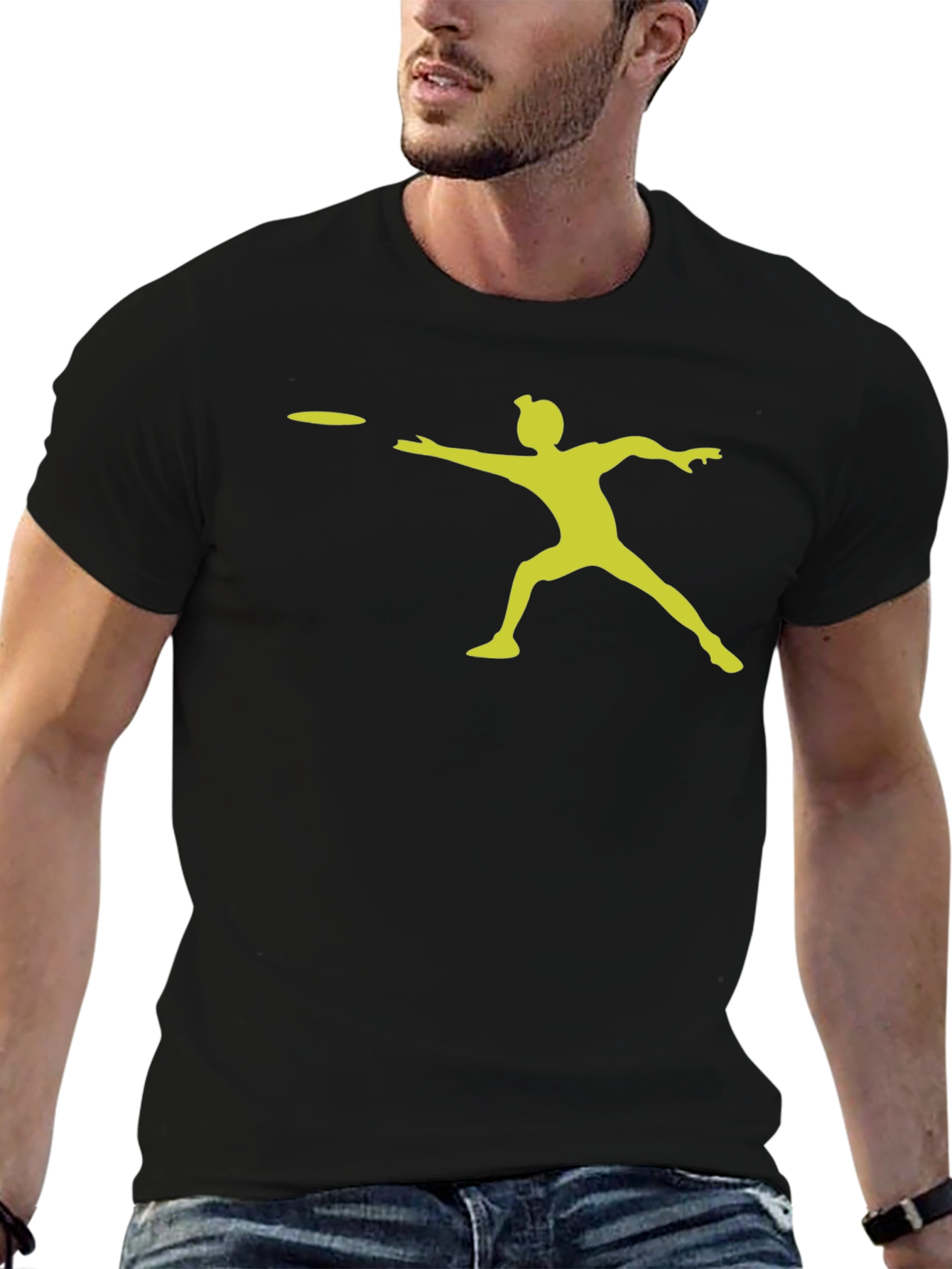 Ultimate Frisbee Thrower Graphic T-Shirt