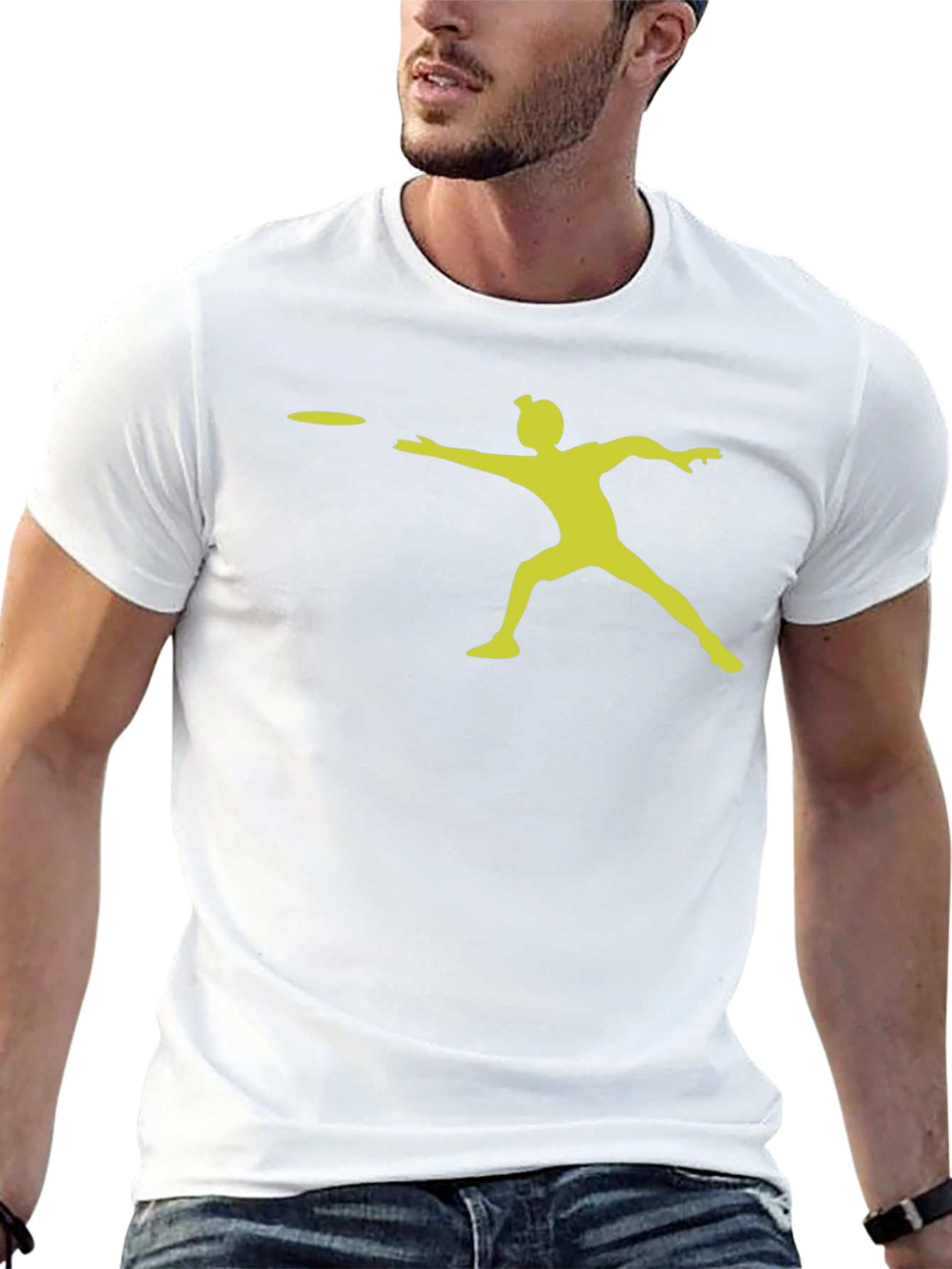 Ultimate Frisbee Thrower Graphic T-Shirt