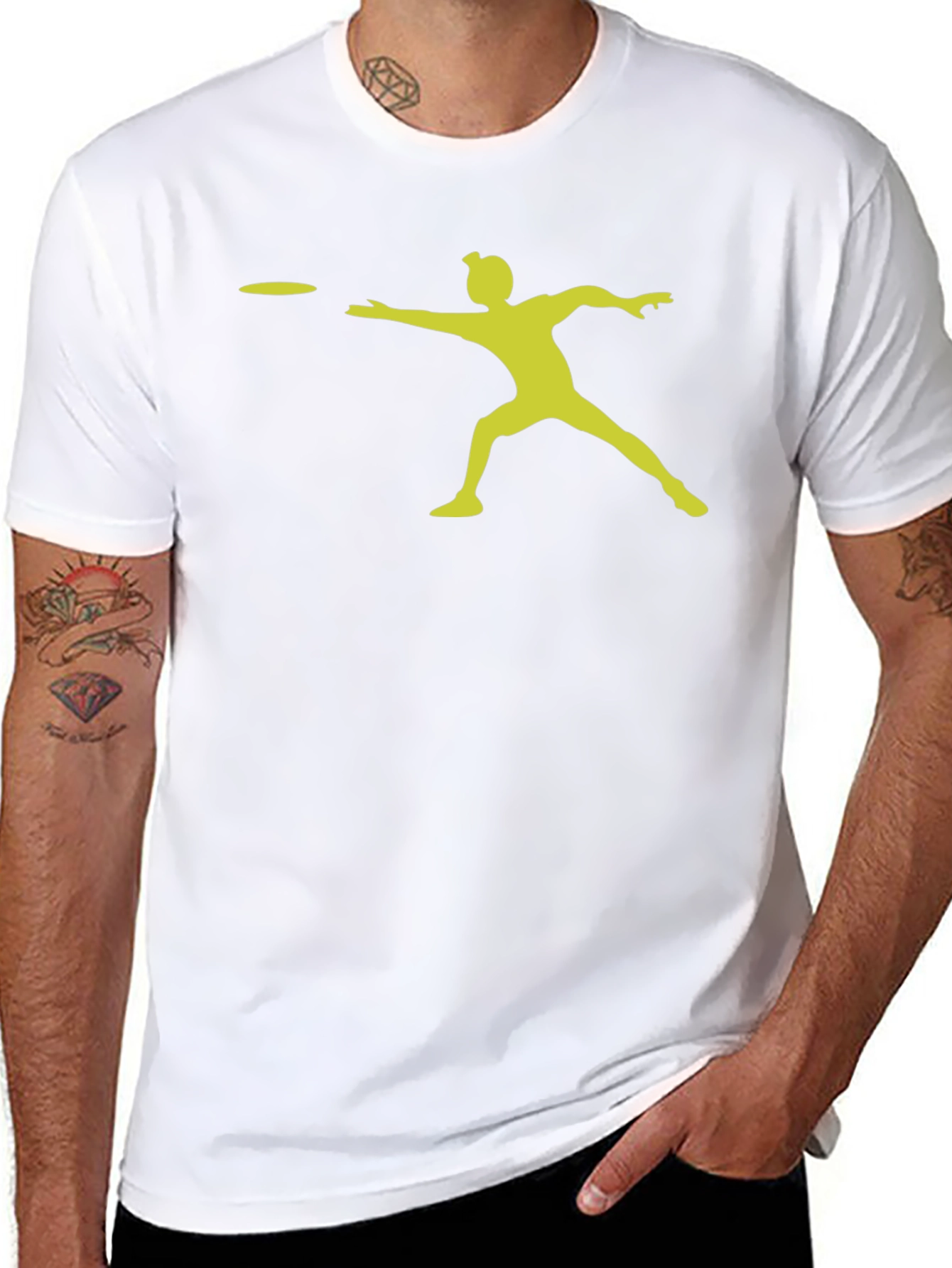 Ultimate Frisbee Thrower Graphic T-Shirt