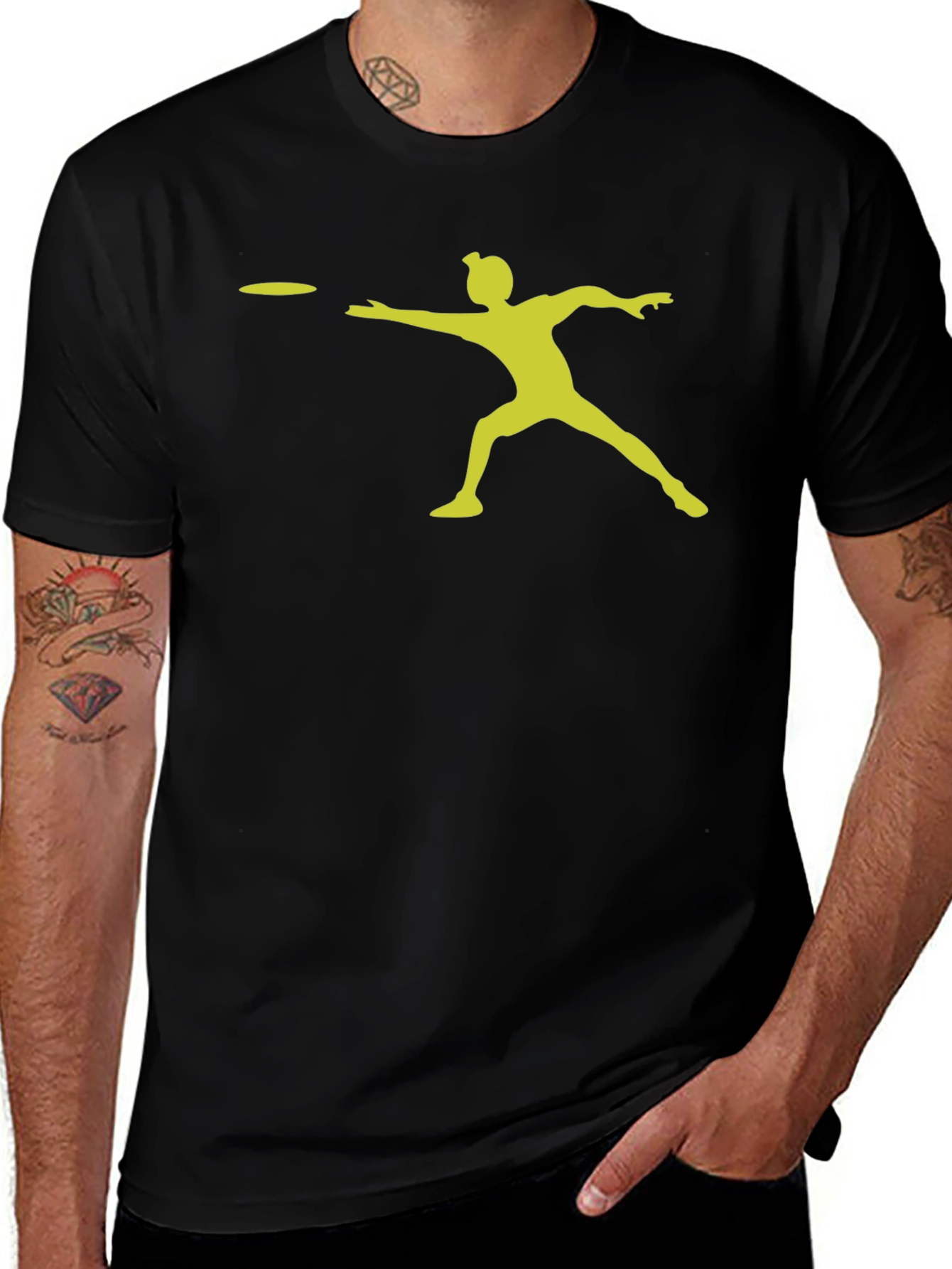 Ultimate Frisbee Thrower Graphic T-Shirt