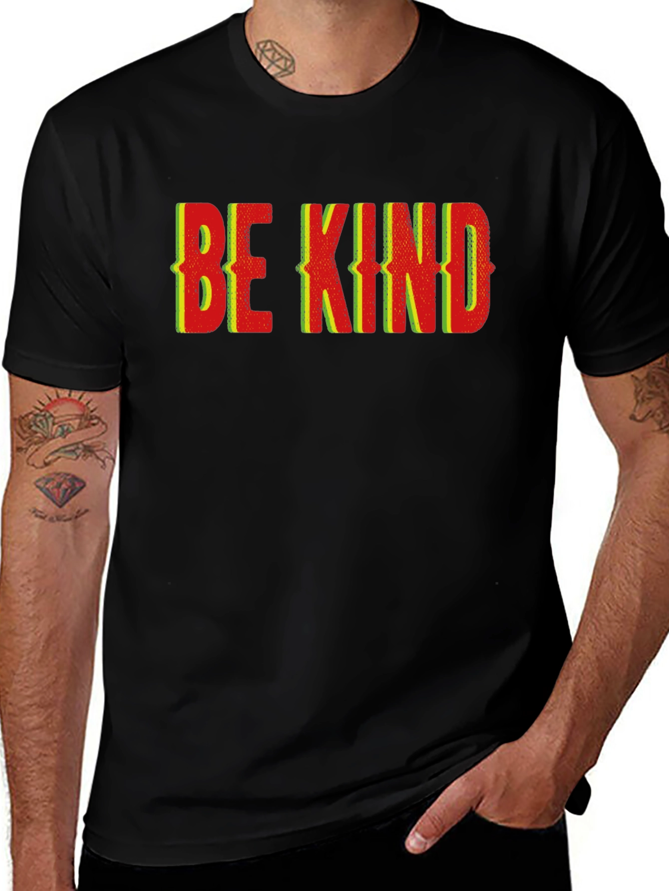 Be Kind Graphic Tee - Black Unisex T-Shirt