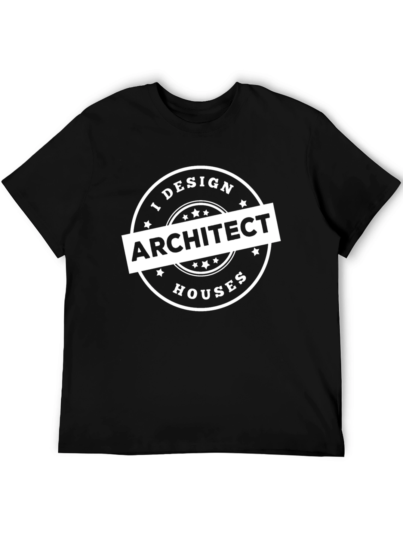 I Design Architect Houses - Black T-Shirt