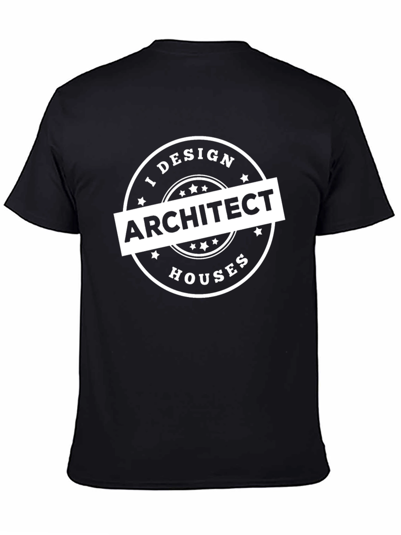 I Design Architect Houses - Black T-Shirt