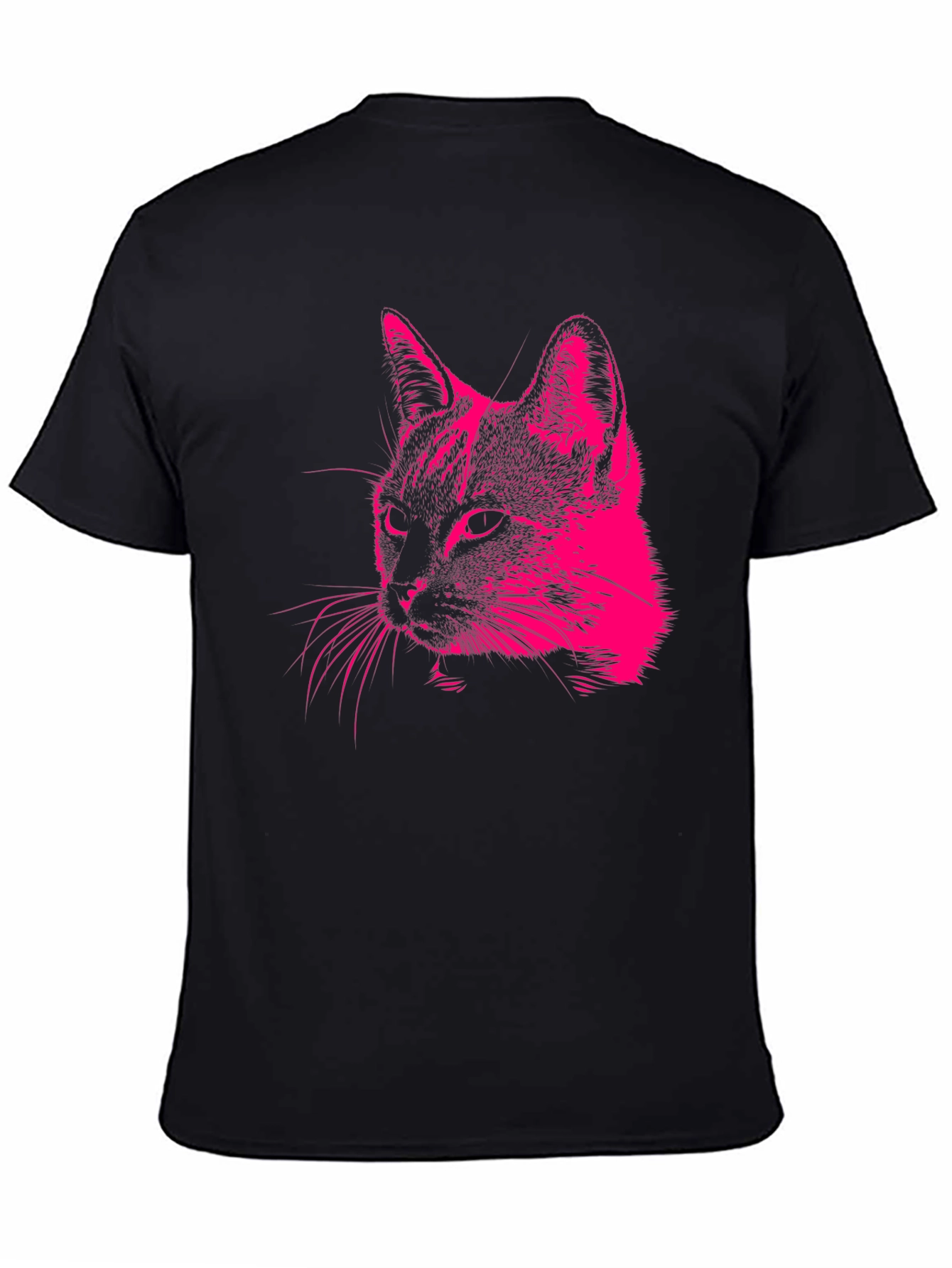 Cool Cat Graphic Tee - Mens Black T-Shirt