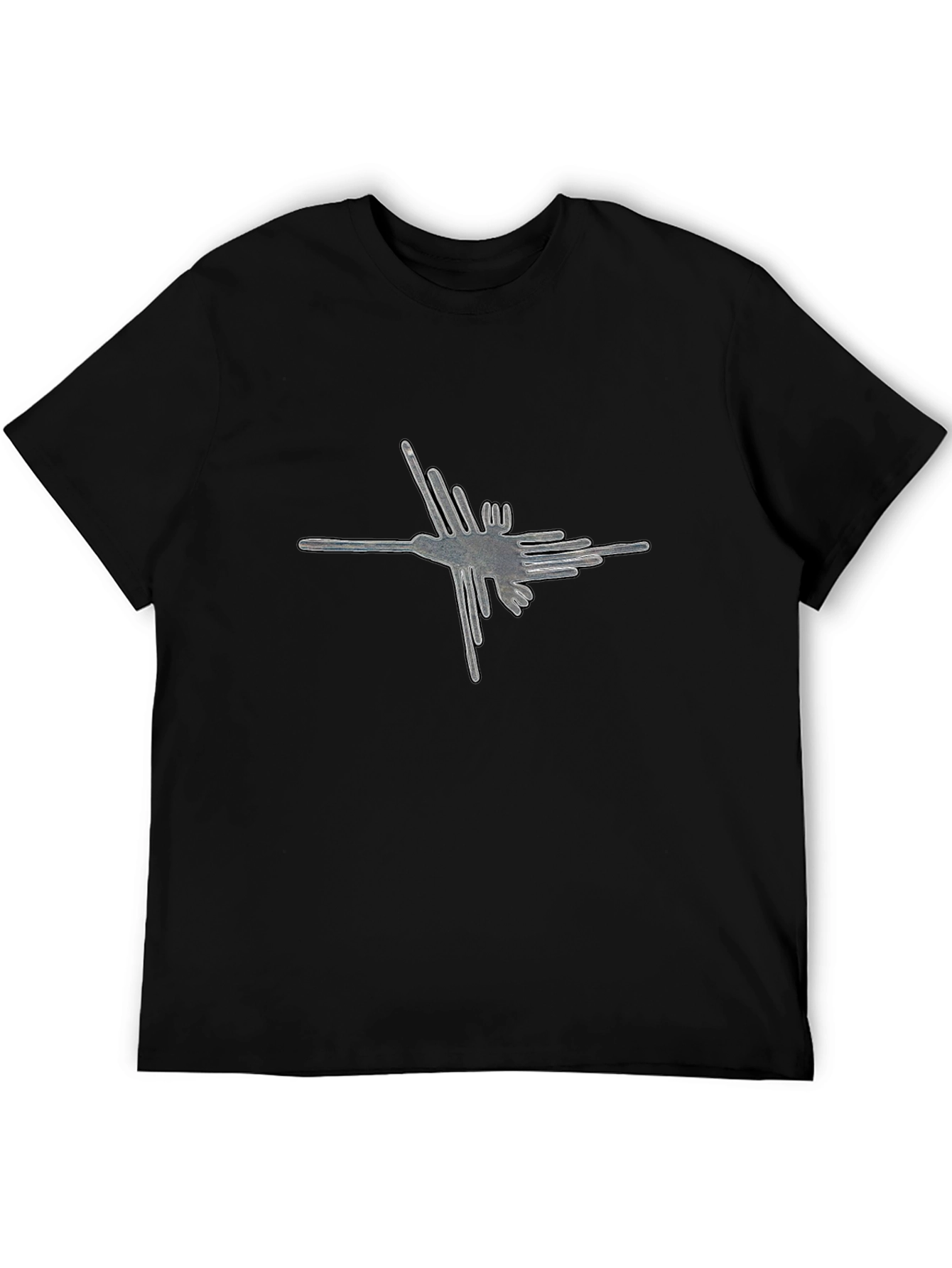 Nazca Lines Hummingbird Tee - Graphic Print Shirt