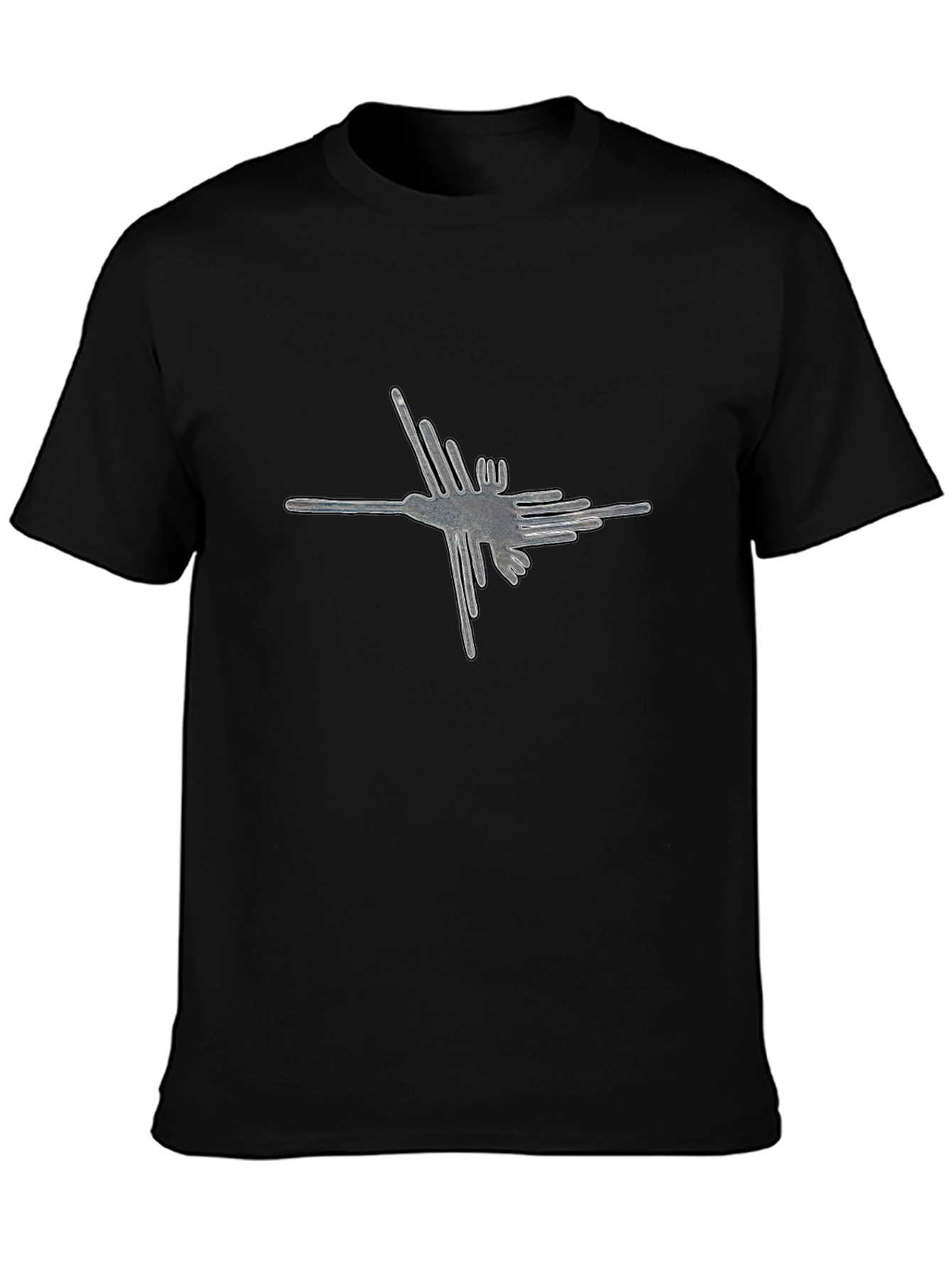 Nazca Lines Hummingbird Tee - Graphic Print Shirt