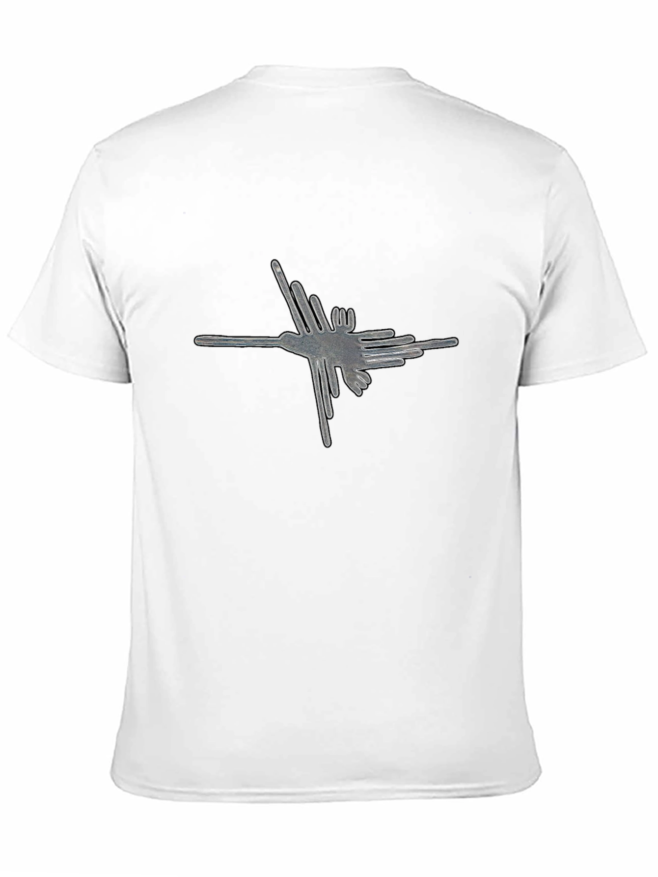 Nazca Lines Hummingbird Tee - Graphic Print Shirt
