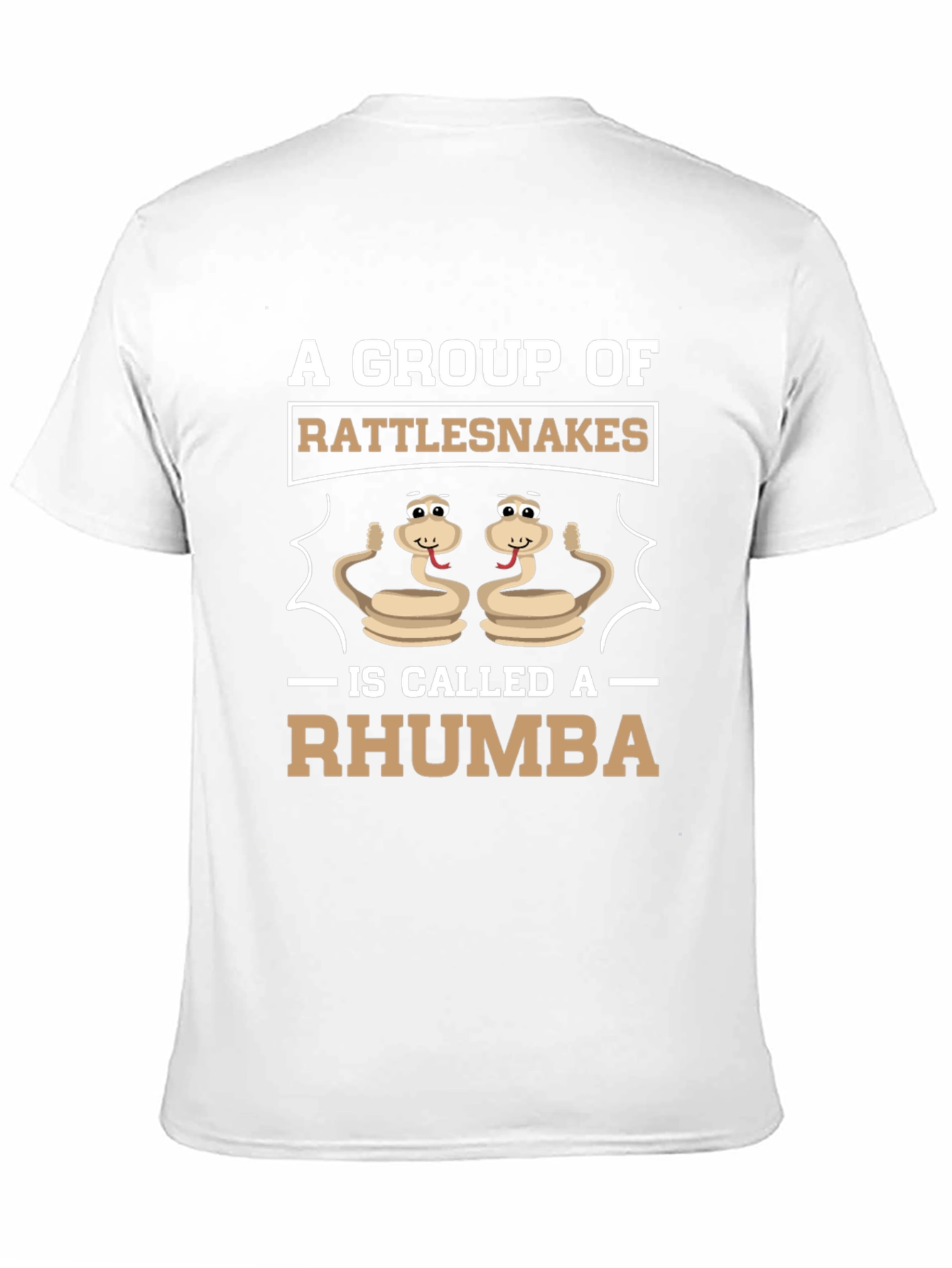 Funny Rattlesnake Rhumba Graphic T-Shirt