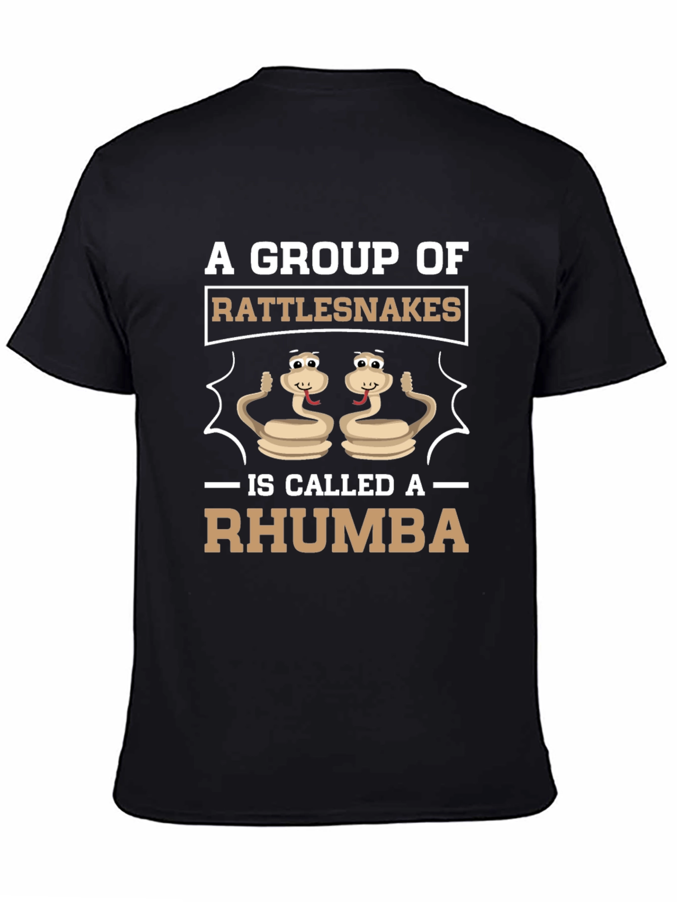 Funny Rattlesnake Rhumba Graphic T-Shirt