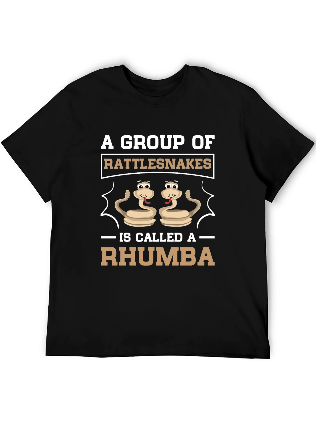 Funny Rattlesnake Rhumba Graphic T-Shirt
