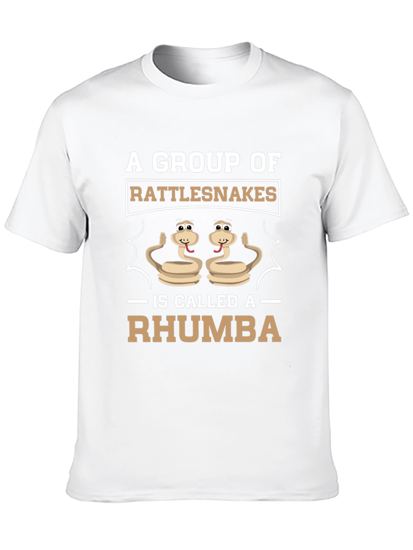Funny Rattlesnake Rhumba Graphic T-Shirt