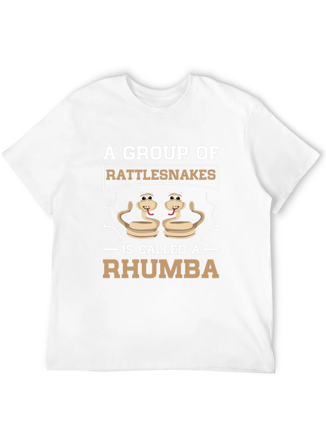 Funny Rattlesnake Rhumba Graphic T-Shirt