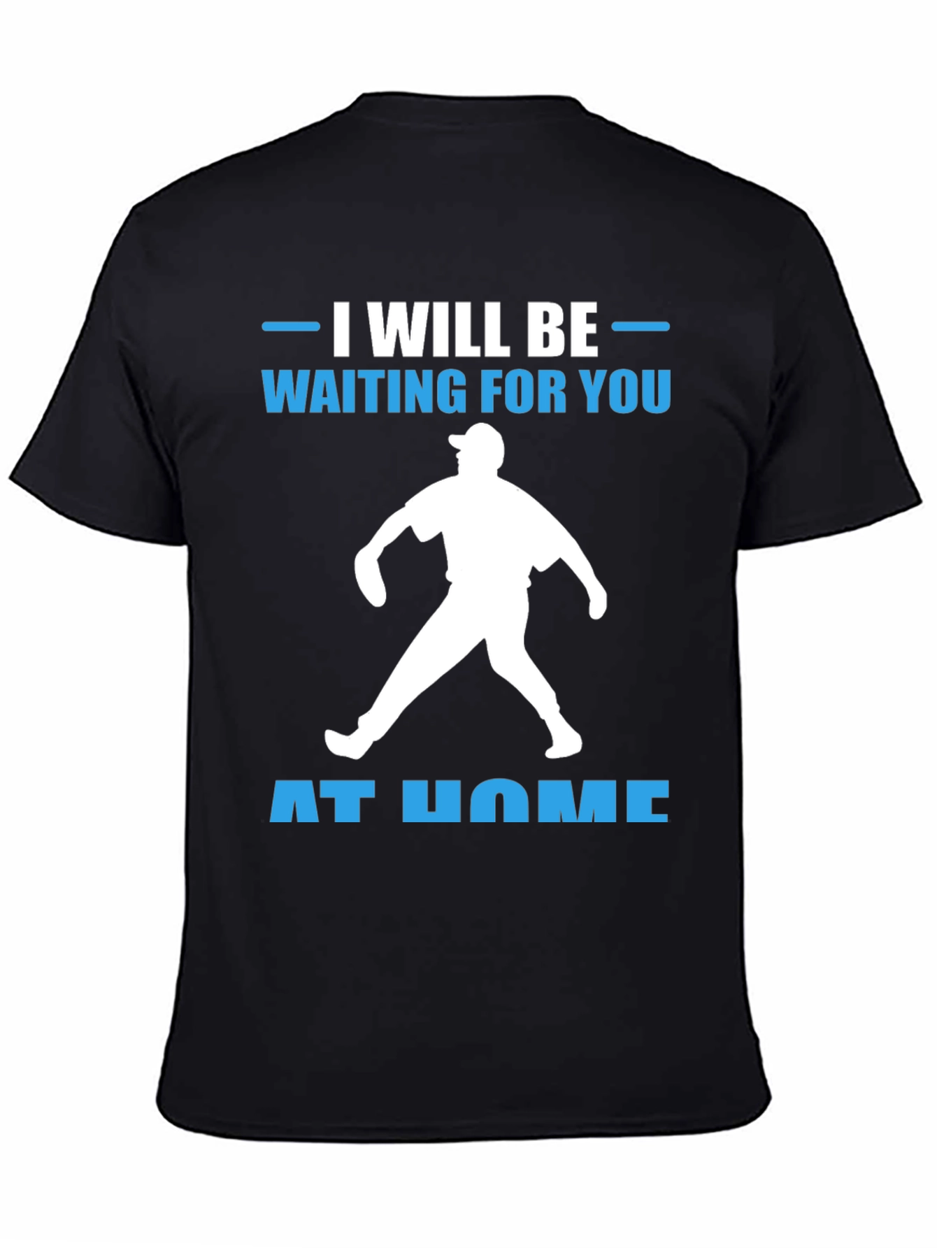 Waiting At Home Baseball T-Shirt