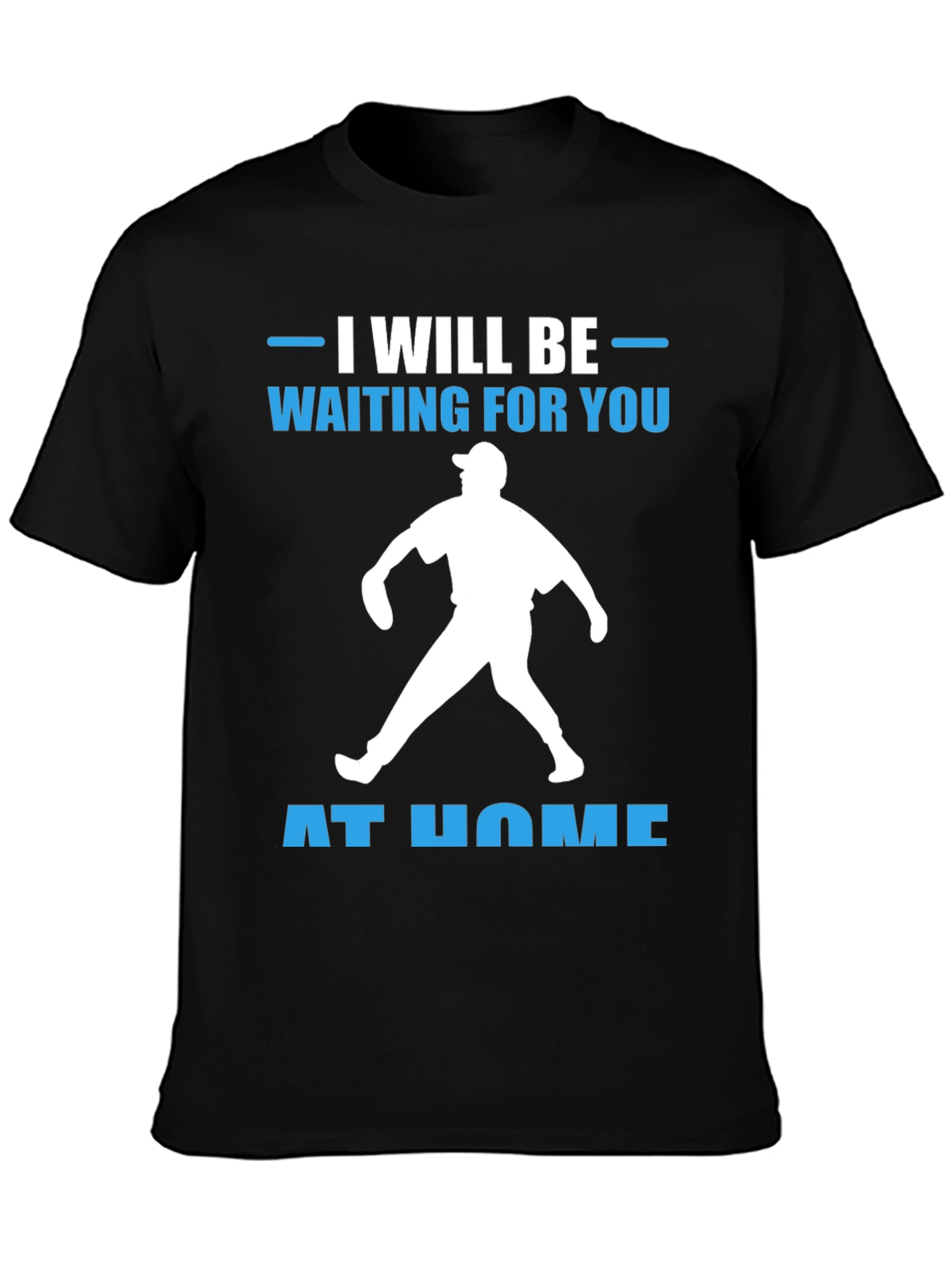 Waiting At Home Baseball T-Shirt