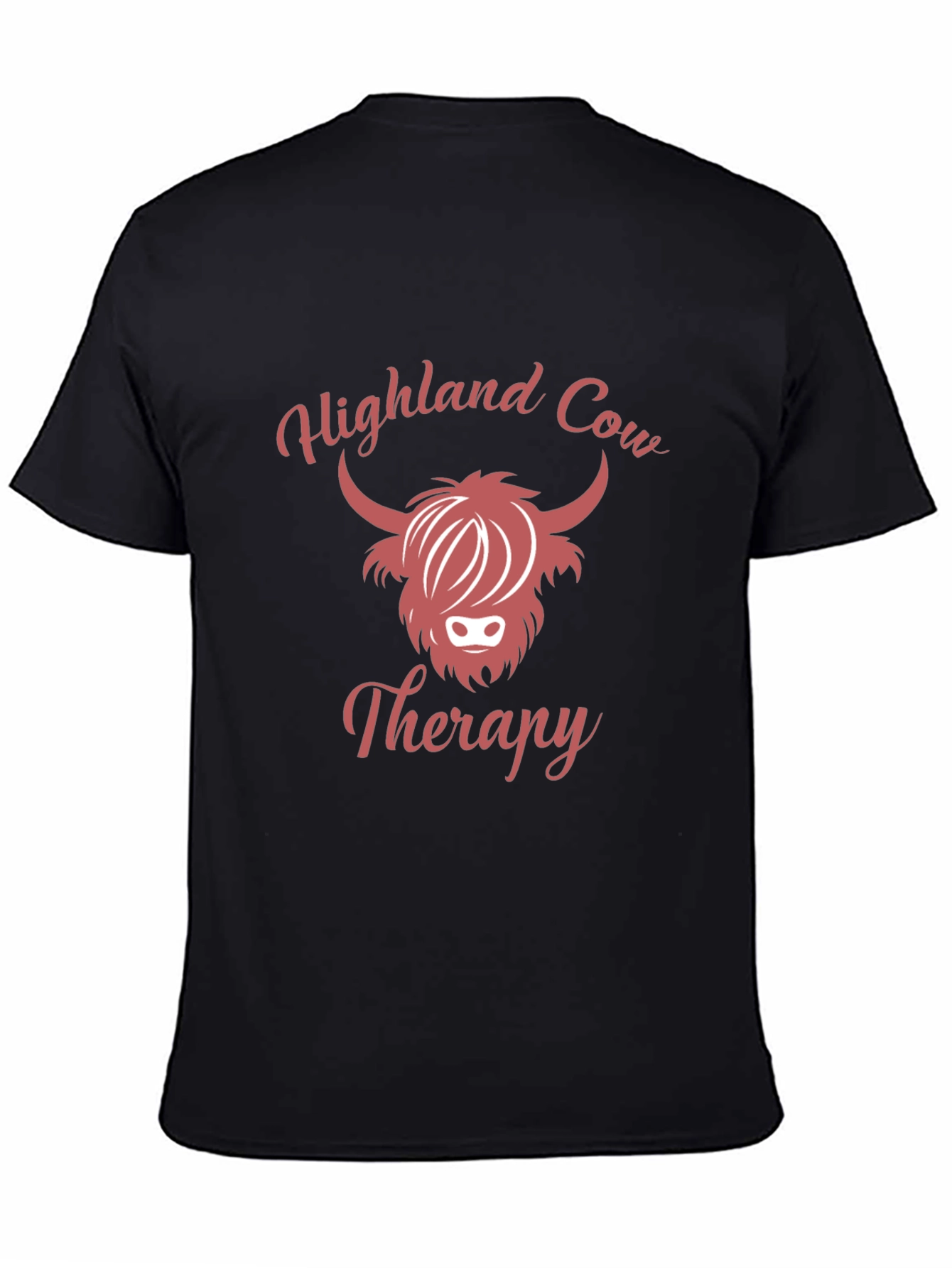 Highland Cow Therapy T-Shirt Cute Cow Tee