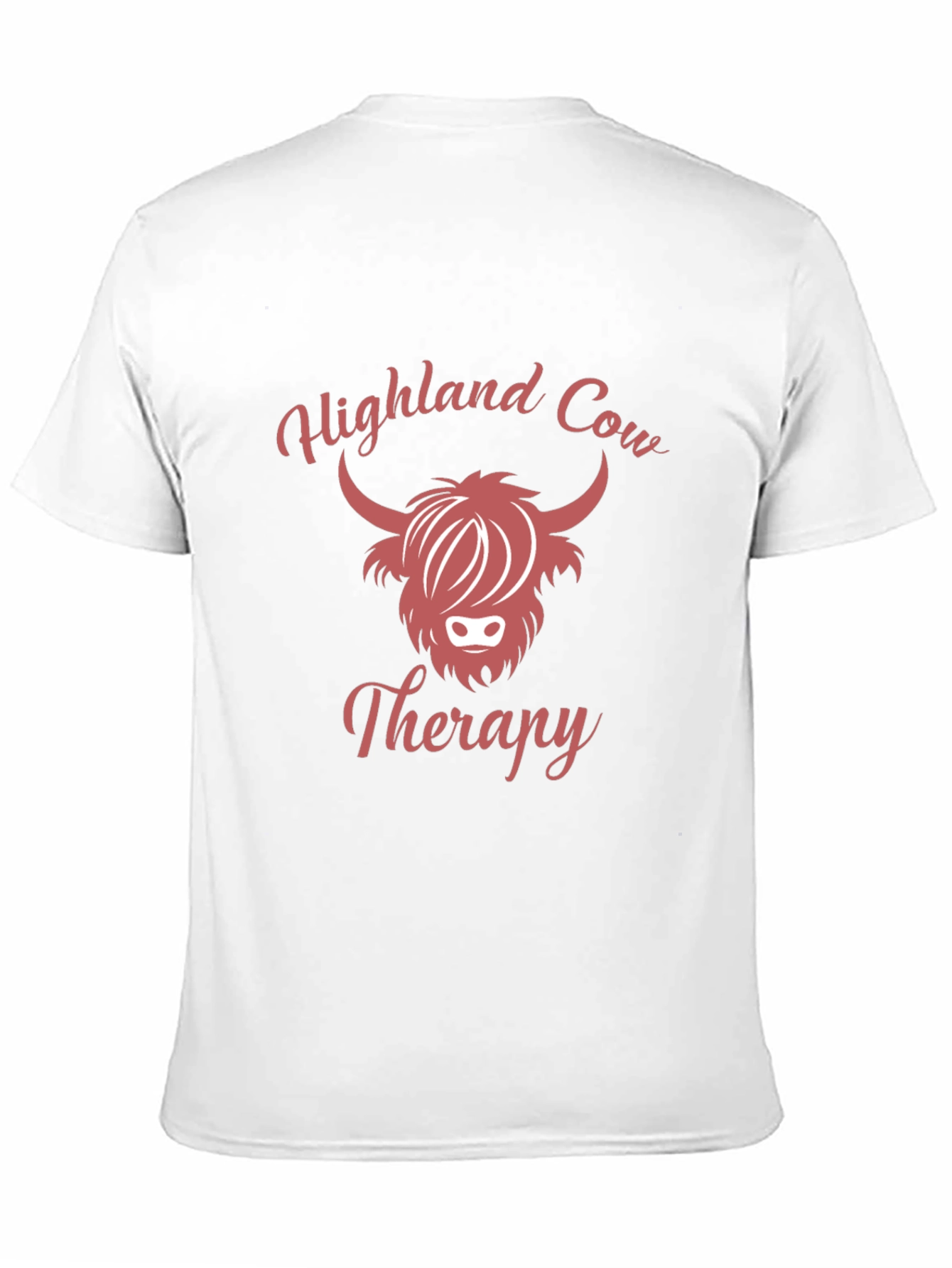 Highland Cow Therapy T-Shirt Cute Cow Tee