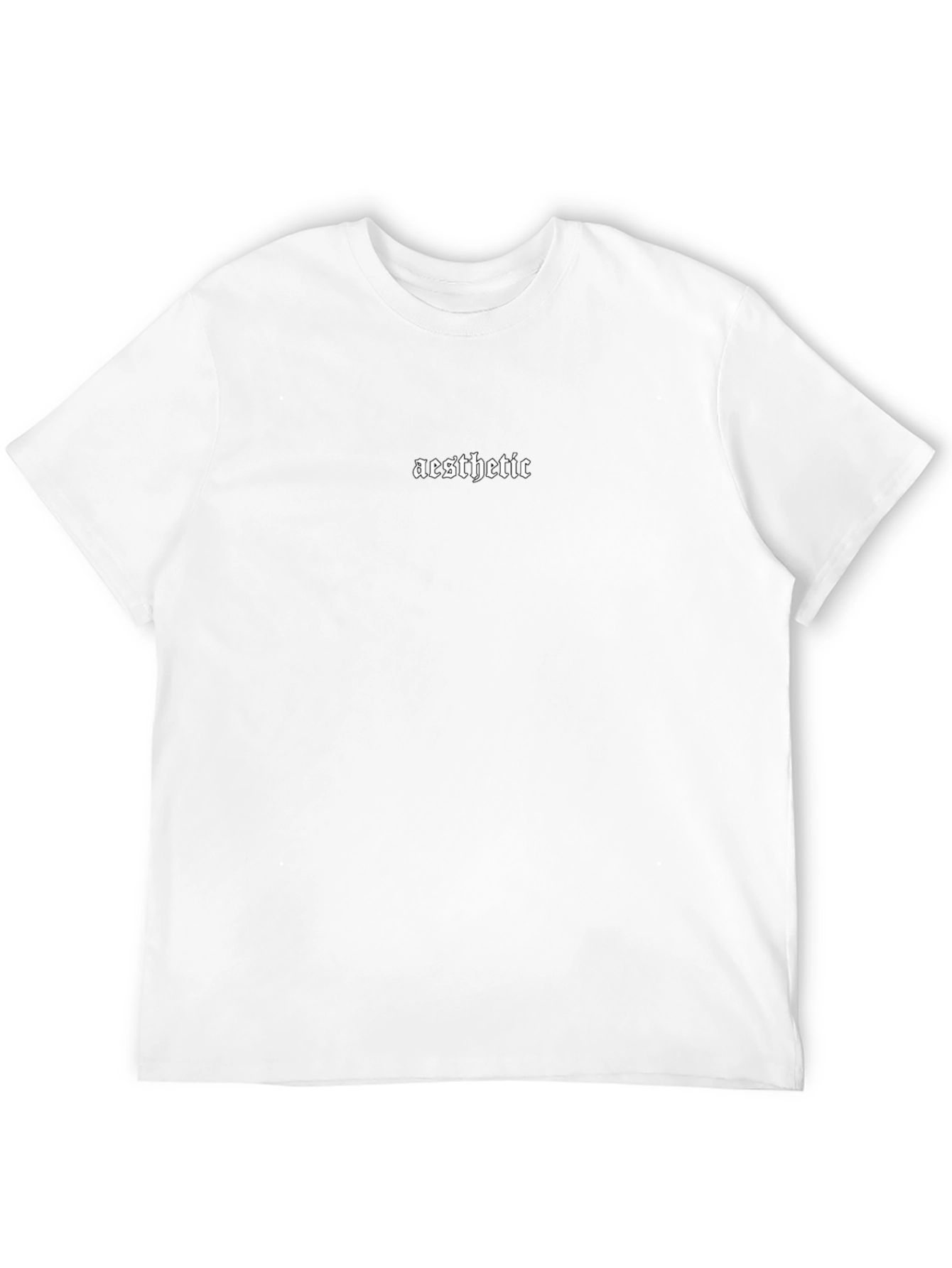 Aesthetic Graphic Print Black T-Shirt