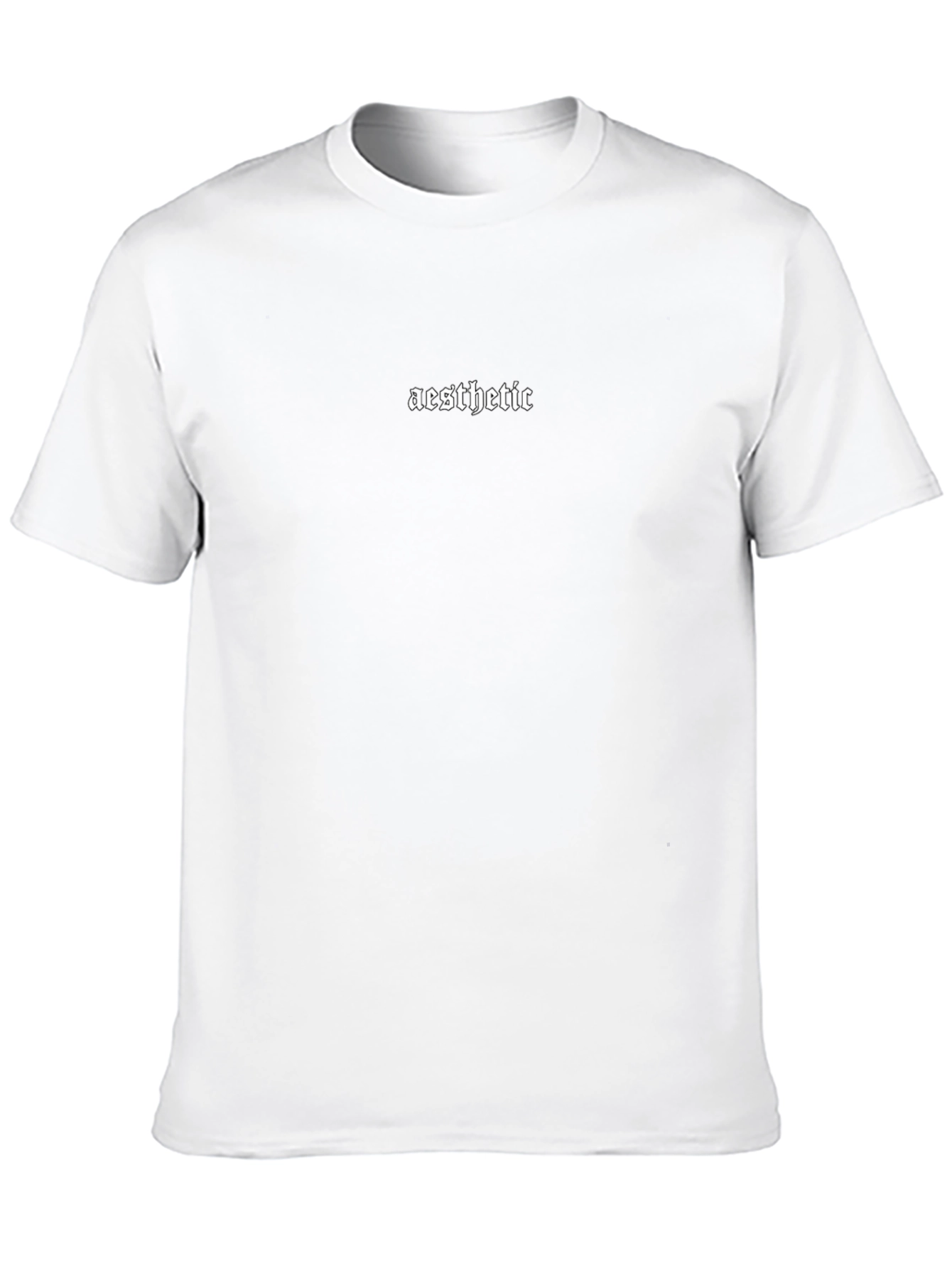 Aesthetic Graphic Print Black T-Shirt