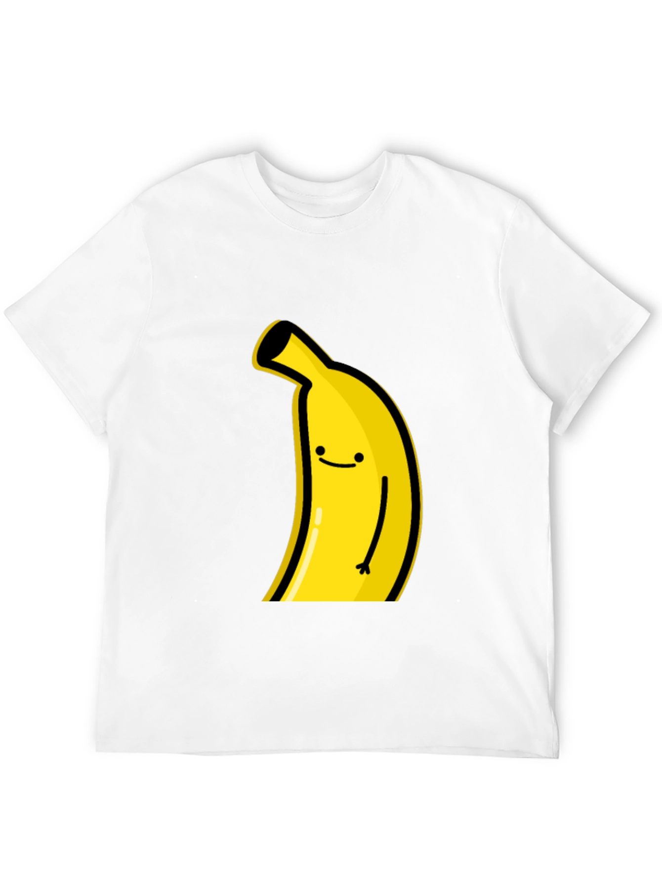 Funny Banana Graphic Tee - Black Cotton T-Shirt