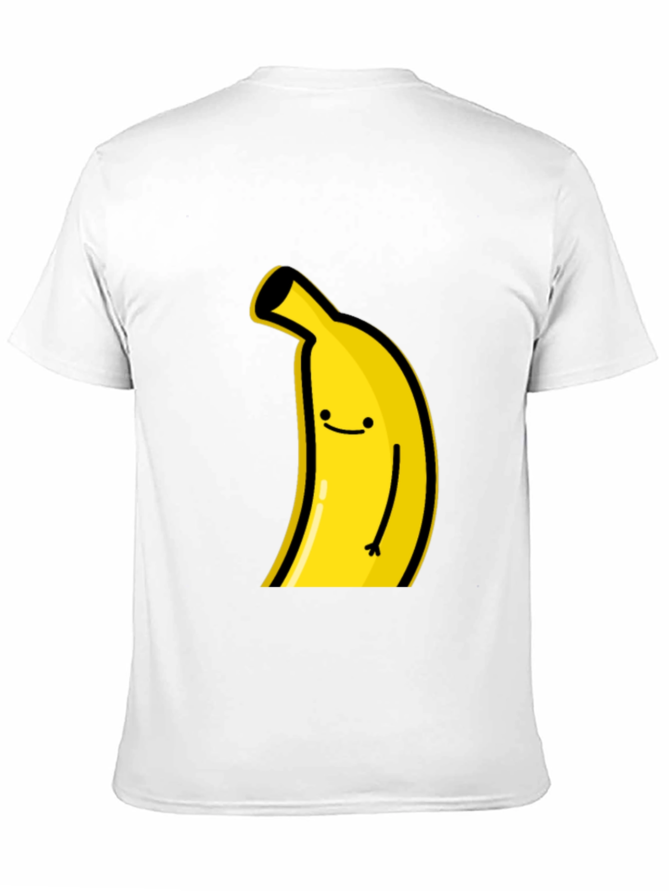 Funny Banana Graphic Tee - Black Cotton T-Shirt