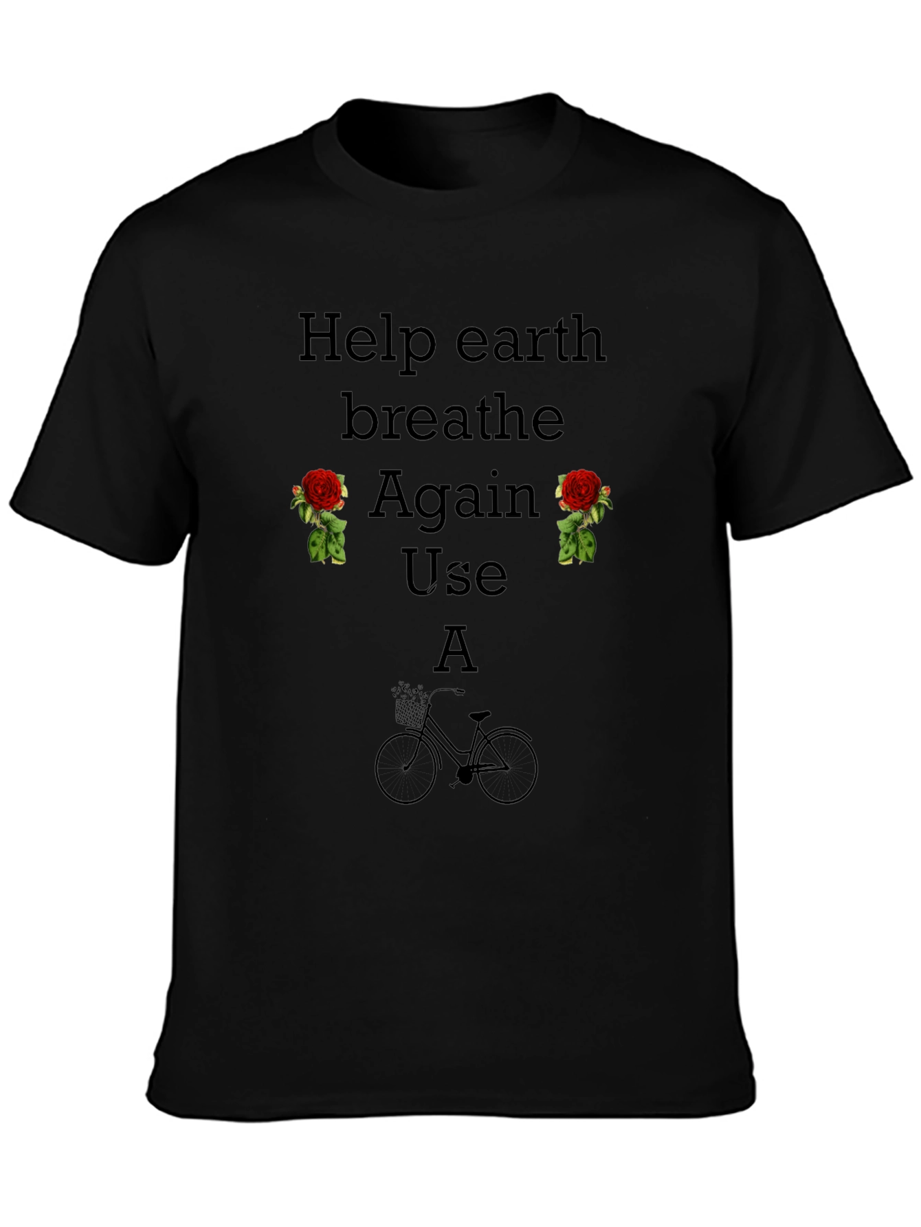 Eco-Friendly Graphic Tee: Help Earth Breathe