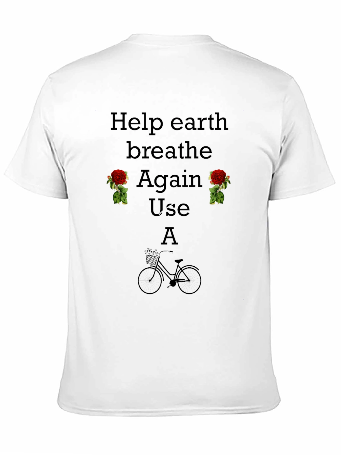 Eco-Friendly Graphic Tee: Help Earth Breathe