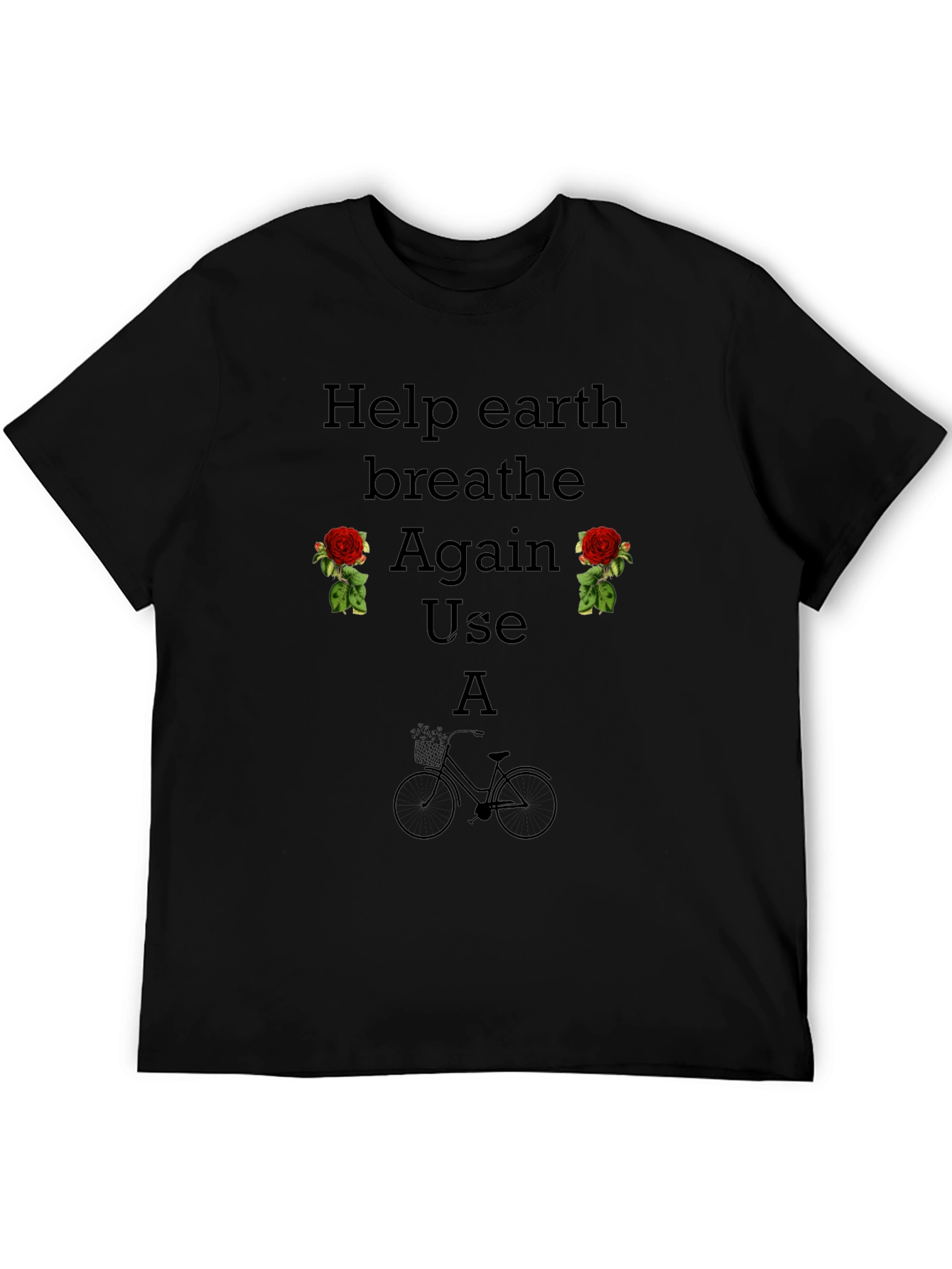 Eco-Friendly Graphic Tee: Help Earth Breathe