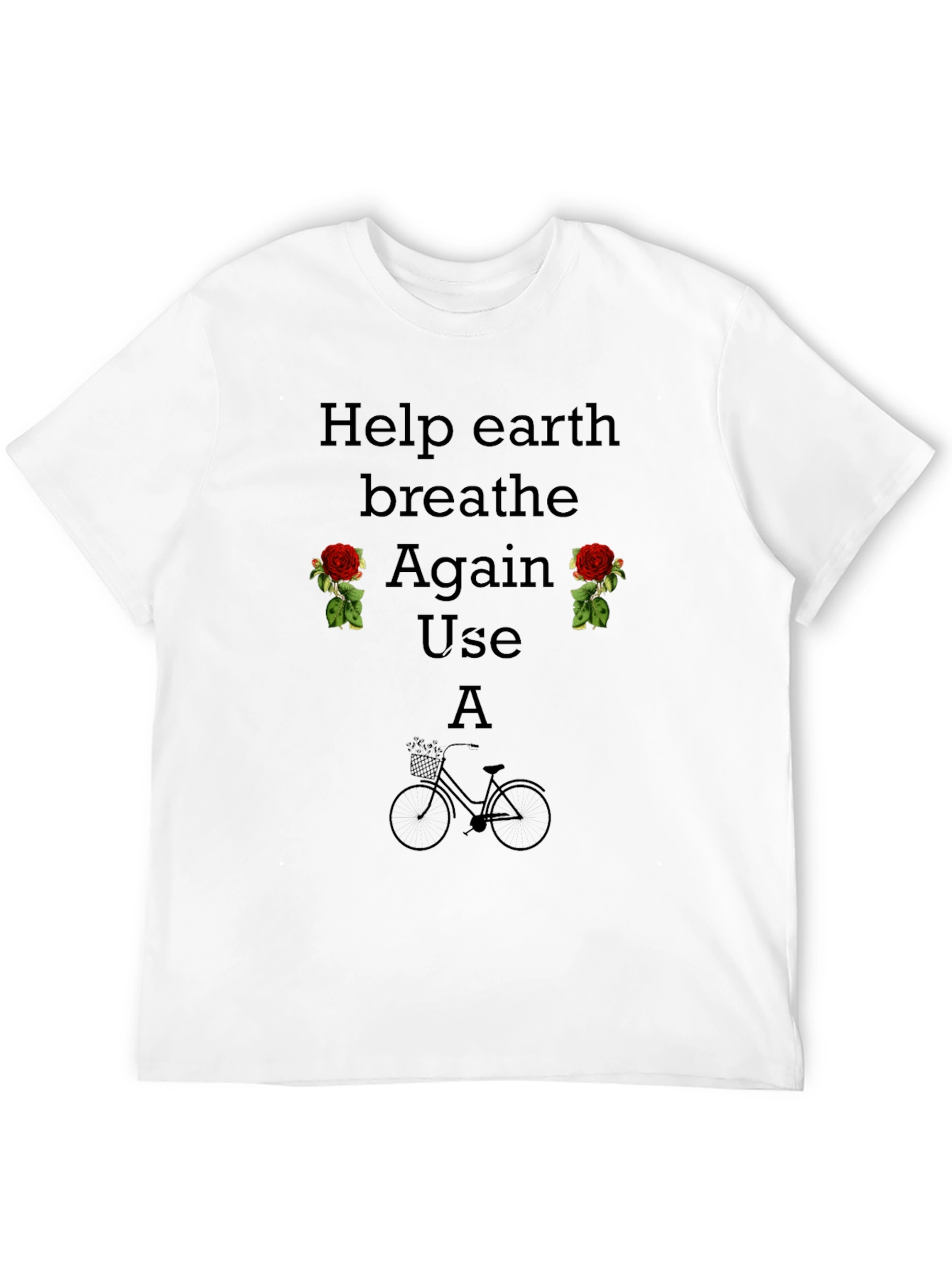 Eco-Friendly Graphic Tee: Help Earth Breathe