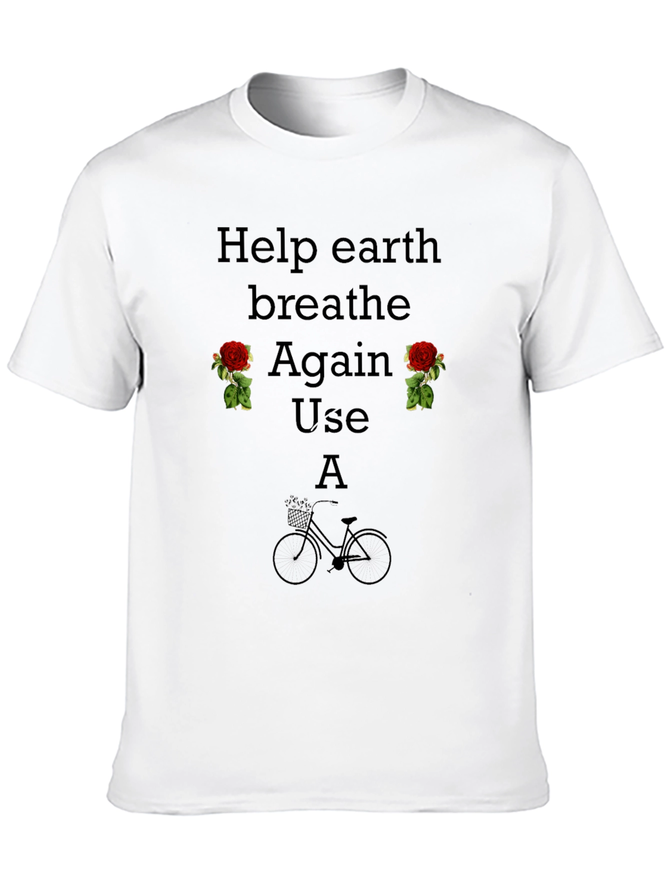 Eco-Friendly Graphic Tee: Help Earth Breathe