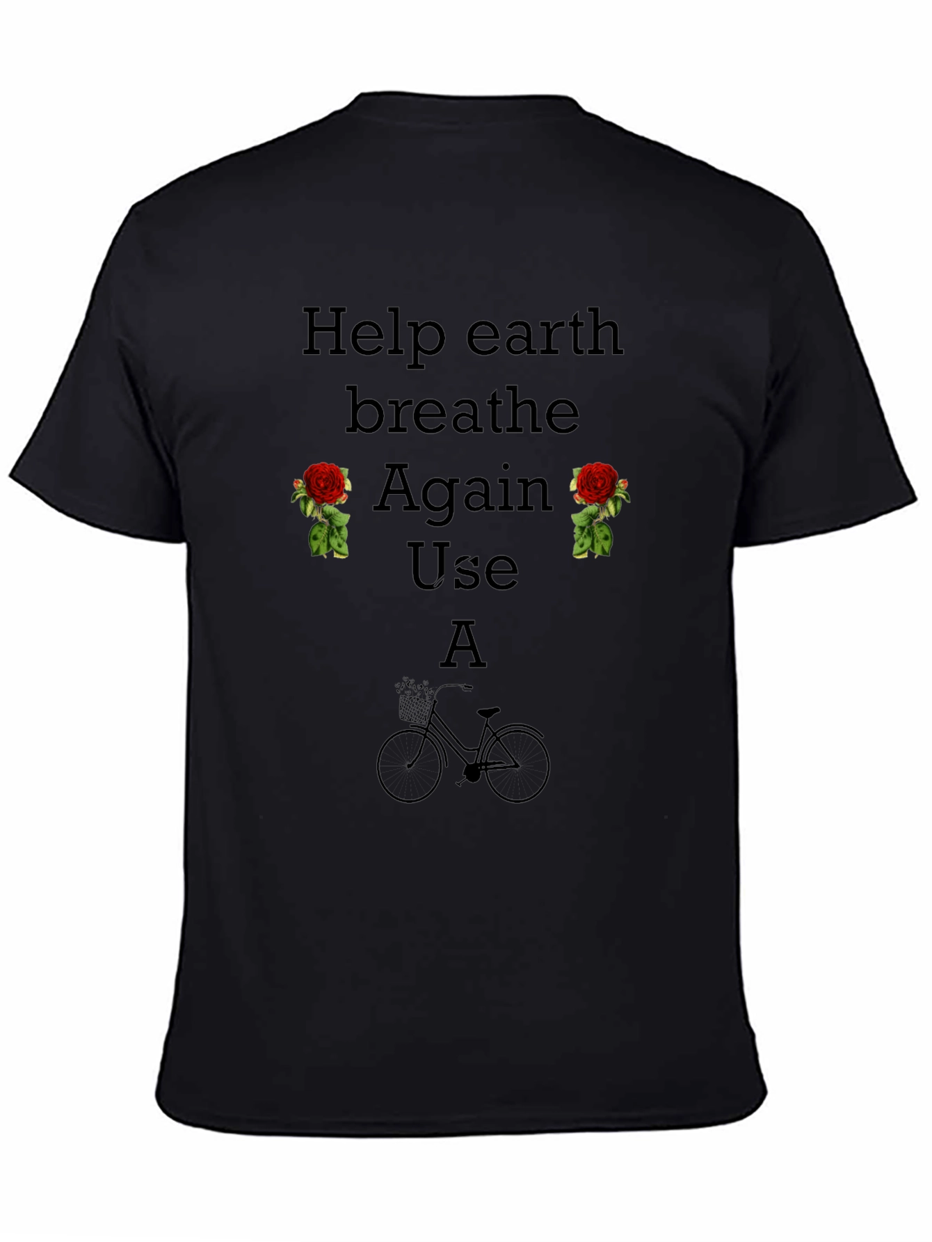 Eco-Friendly Graphic Tee: Help Earth Breathe