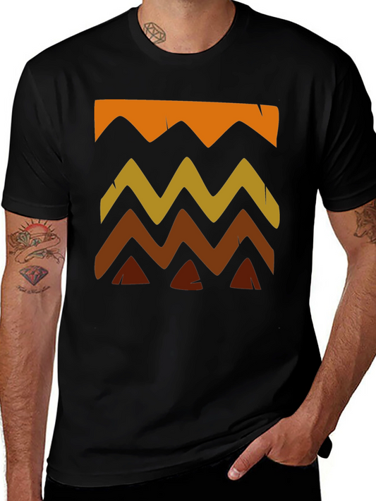 Trendy Graphic Print Mens T-Shirt