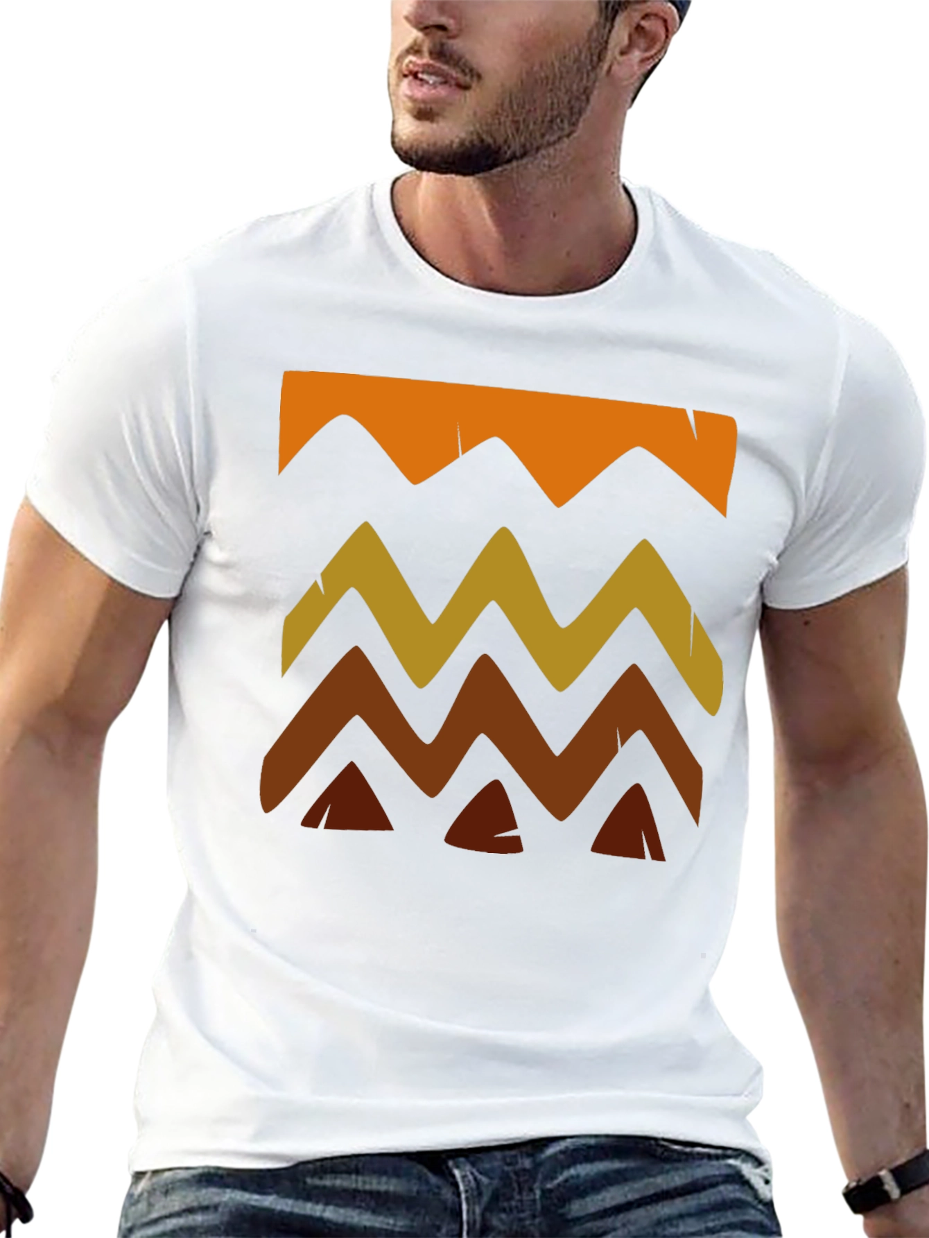 Trendy Graphic Print Mens T-Shirt