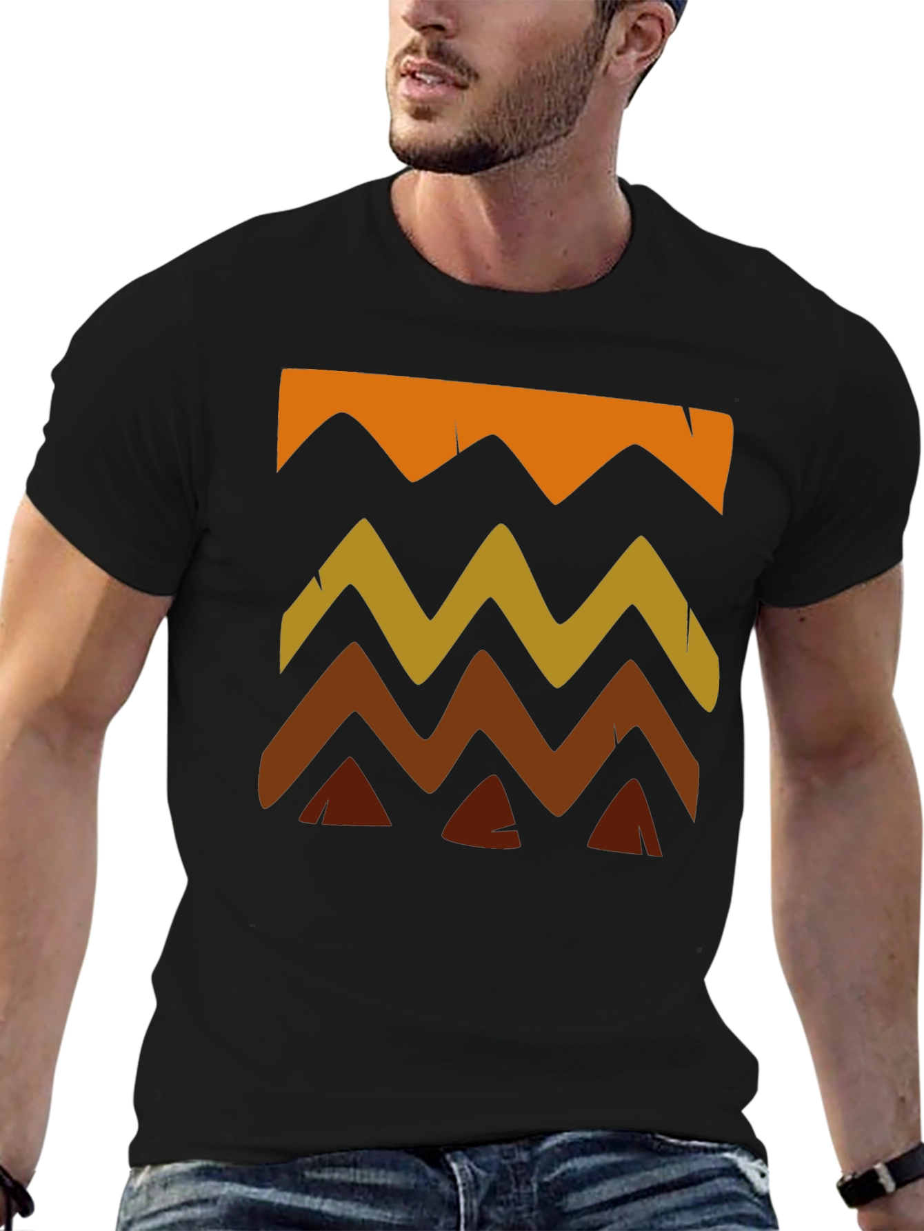 Trendy Graphic Print Mens T-Shirt