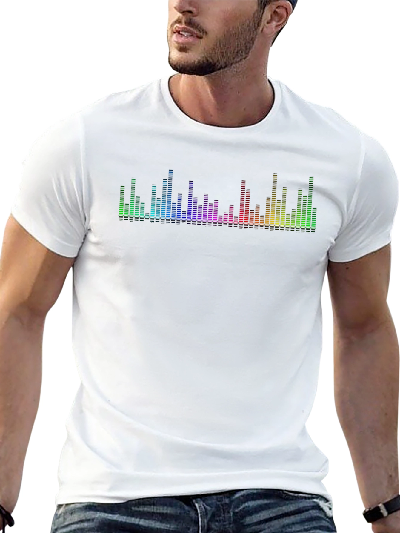 Sound Reactive LED T-Shirt - Music Equalizer