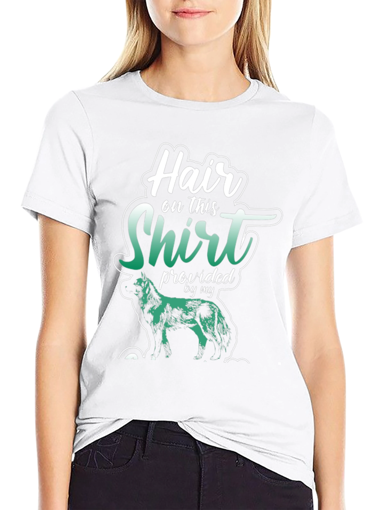 Hair on This Shirt Dog Lovers T-Shirt