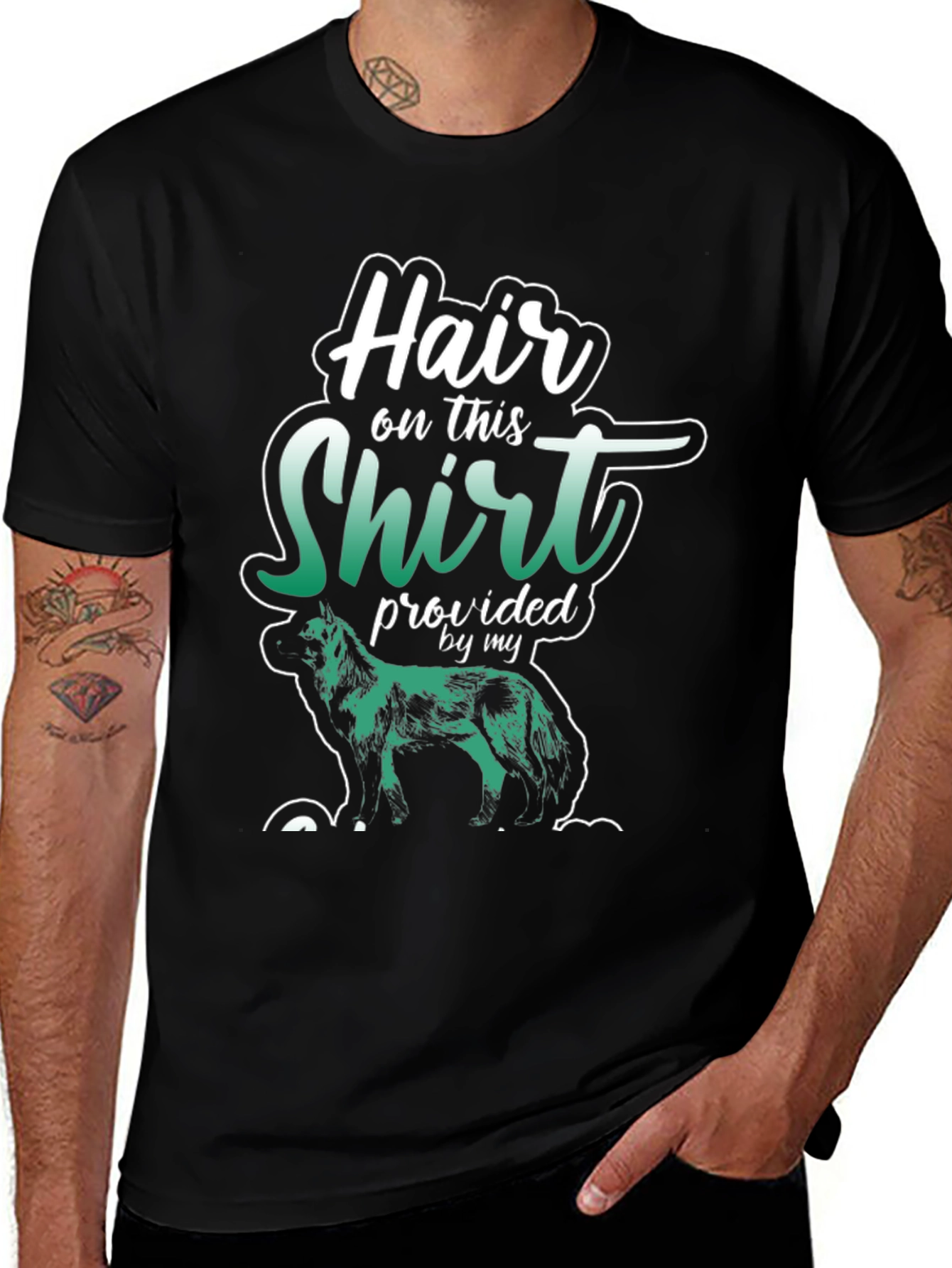 Hair on This Shirt Dog Lovers T-Shirt