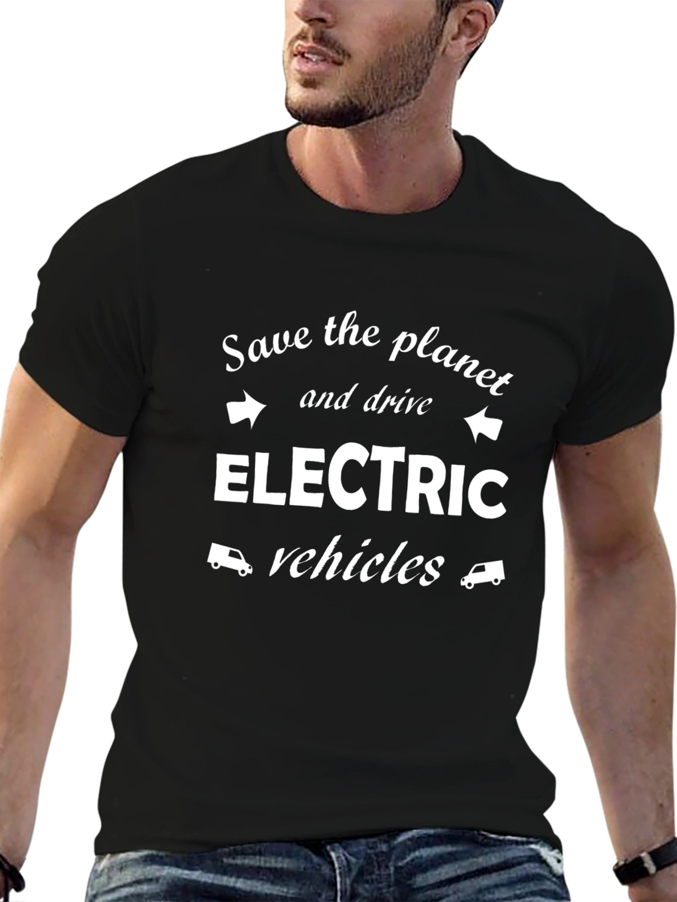 Save the Planet Electric Vehicles T-Shirt