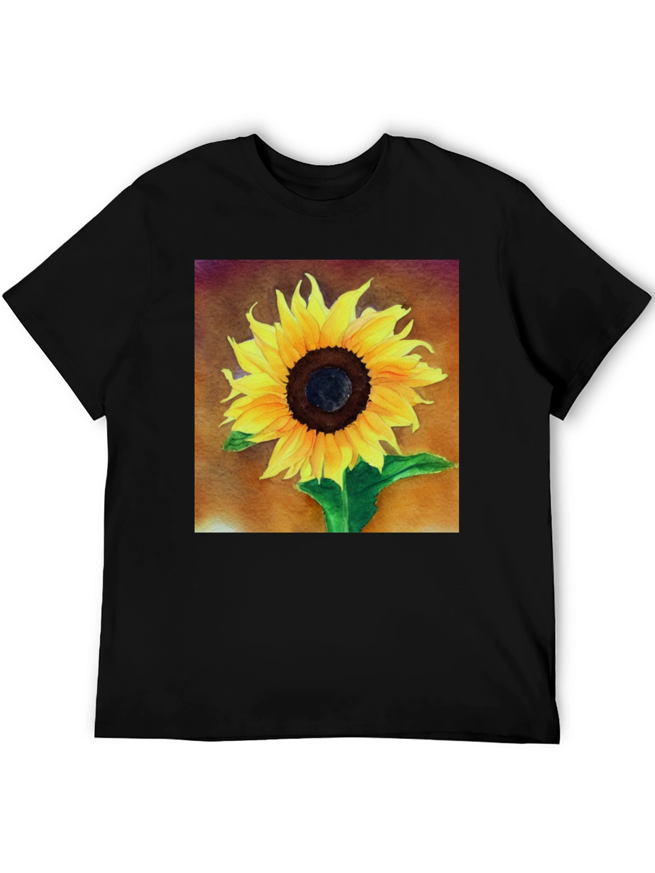 Sunflower Graphic Tee - Bold Floral Design