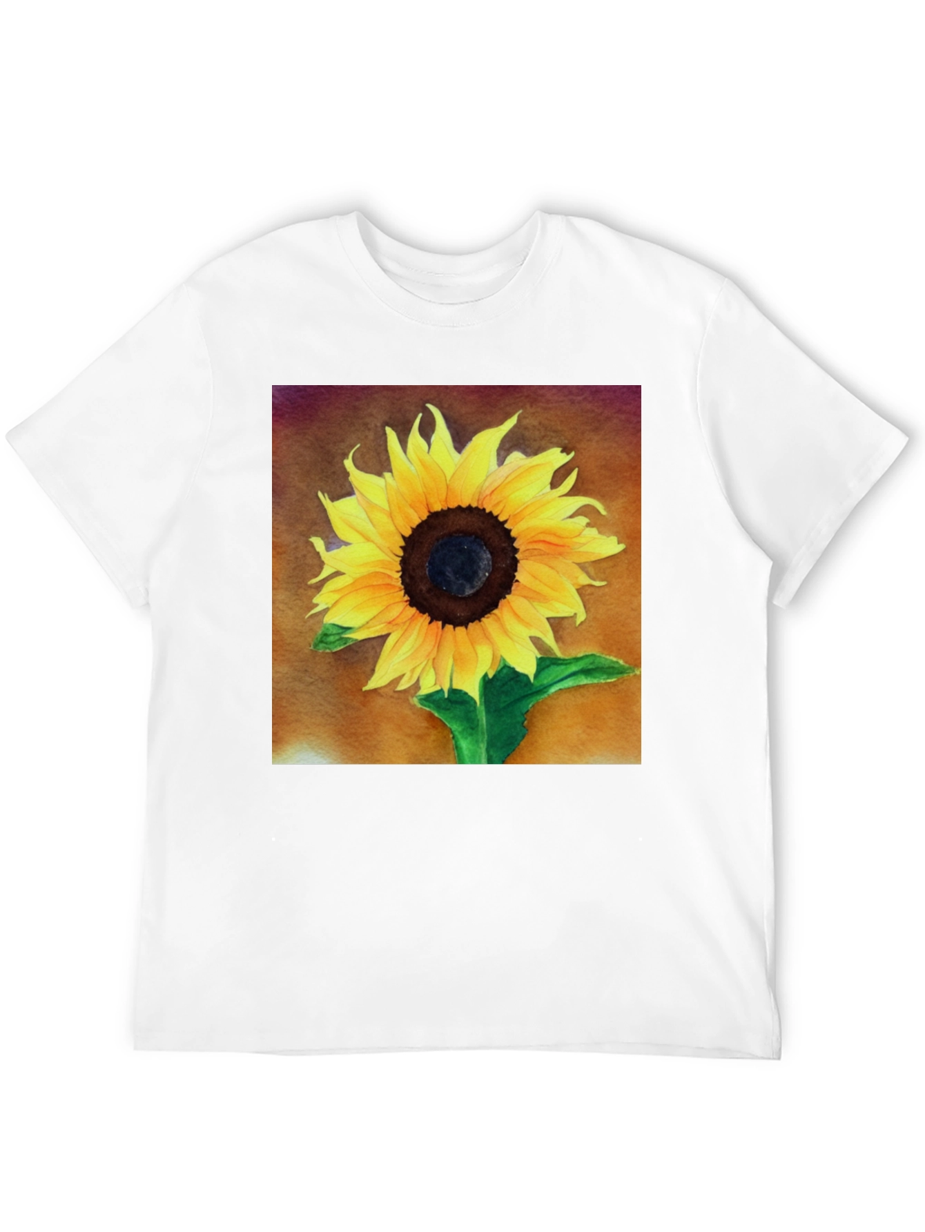 Sunflower Graphic Tee - Bold Floral Design