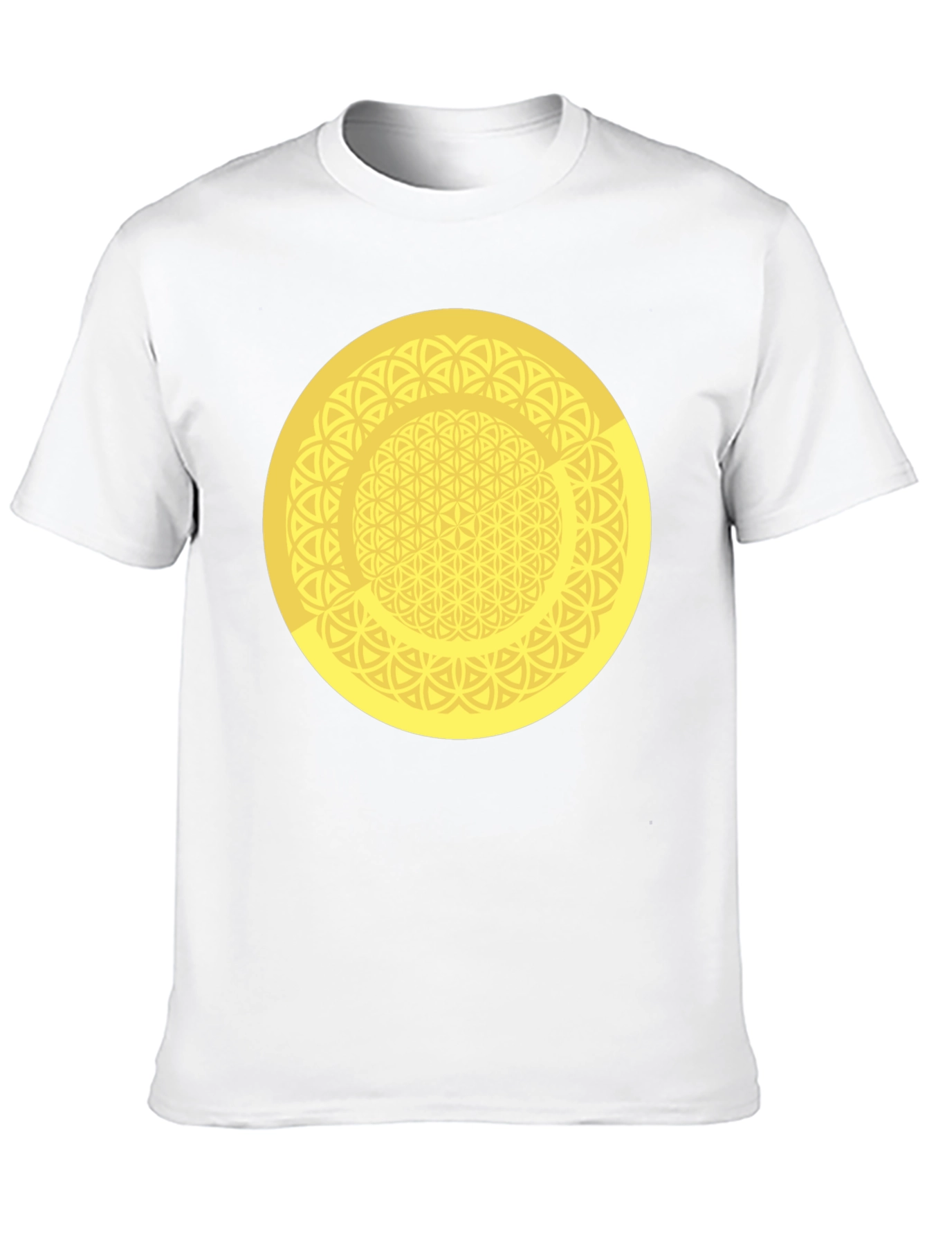 Geometric Circle Graphic Tee - Mens Black T-Shirt