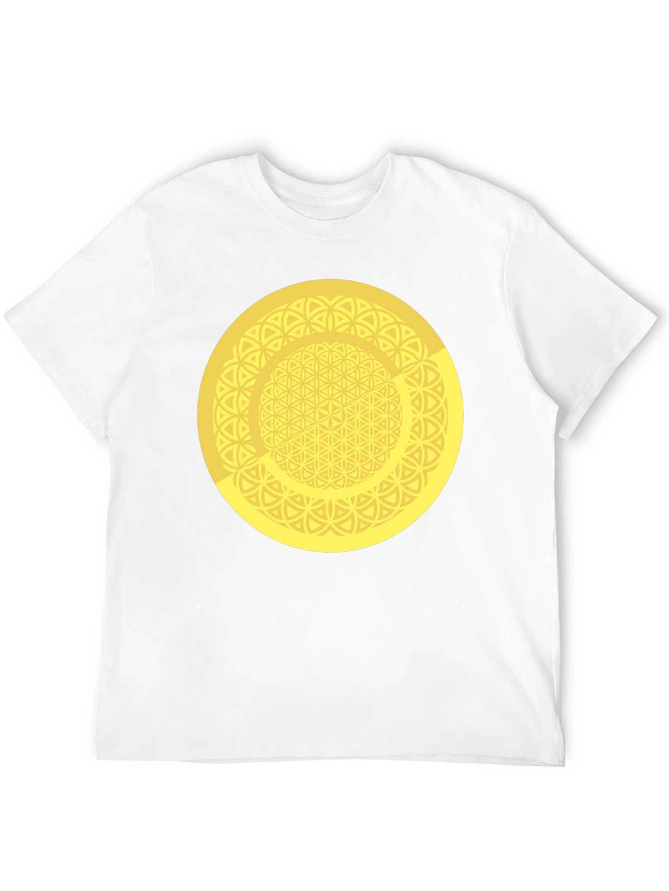 Geometric Circle Graphic Tee - Mens Black T-Shirt