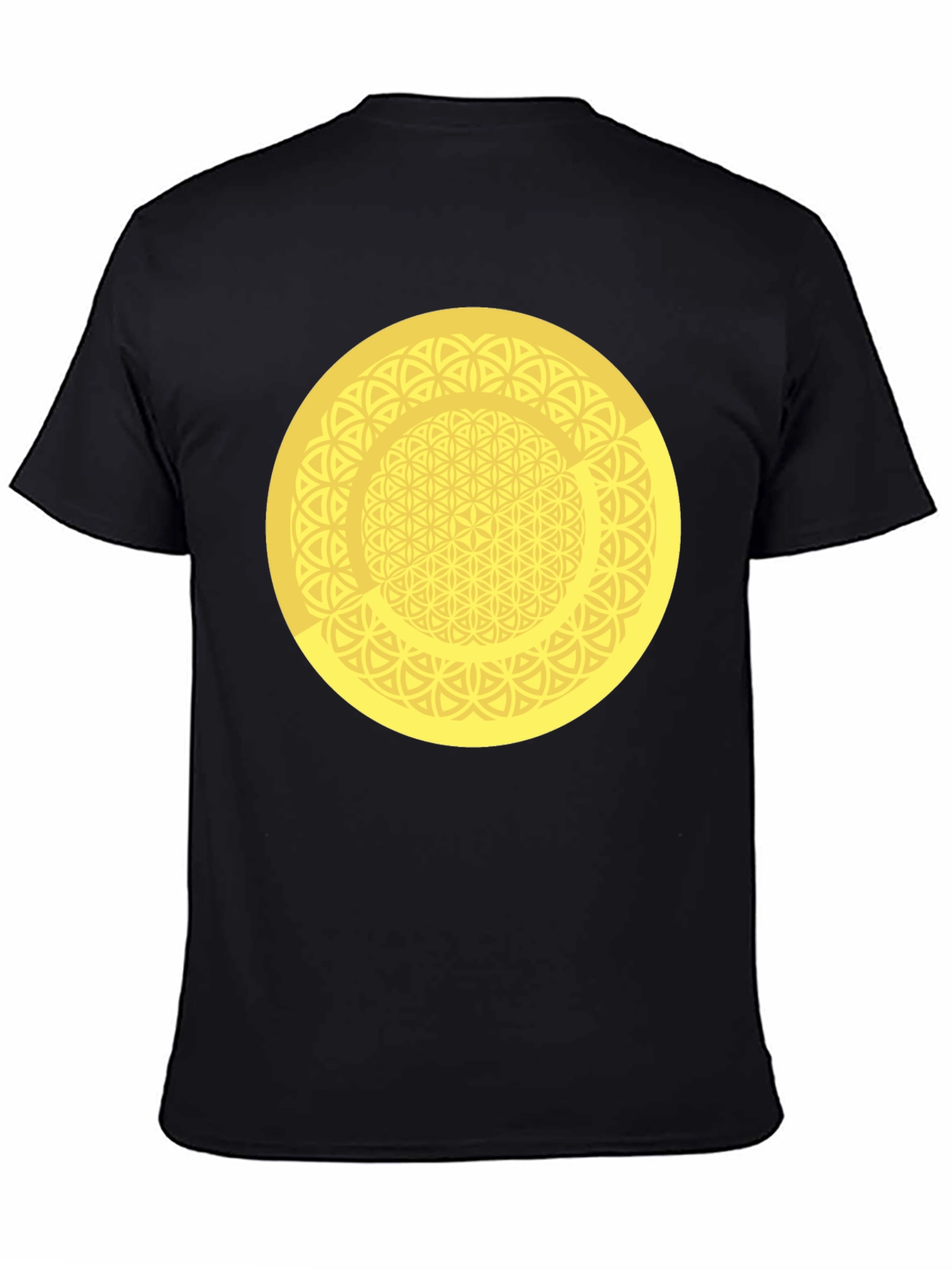 Geometric Circle Graphic Tee - Mens Black T-Shirt
