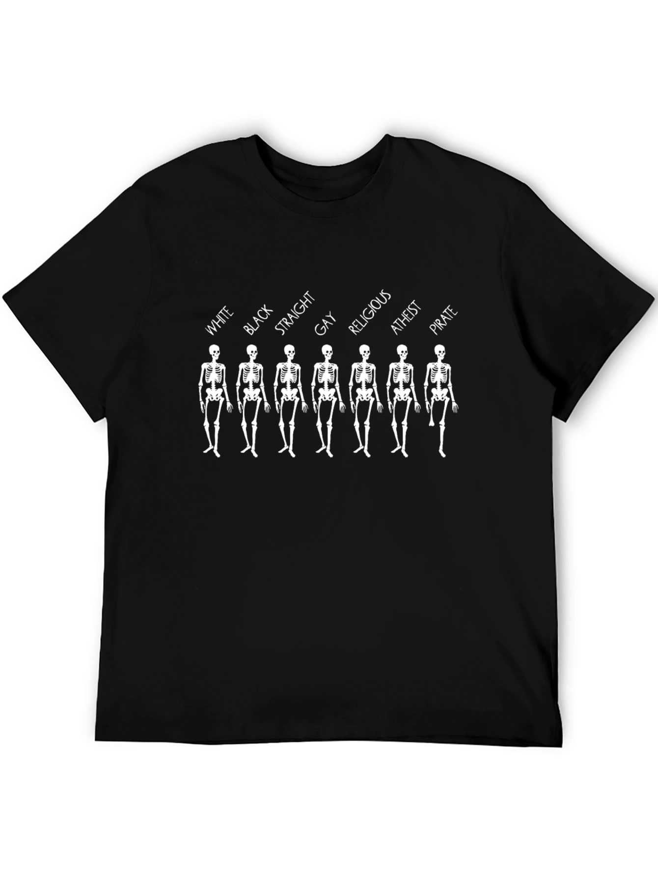 Equality Skeleton T-Shirt - Black