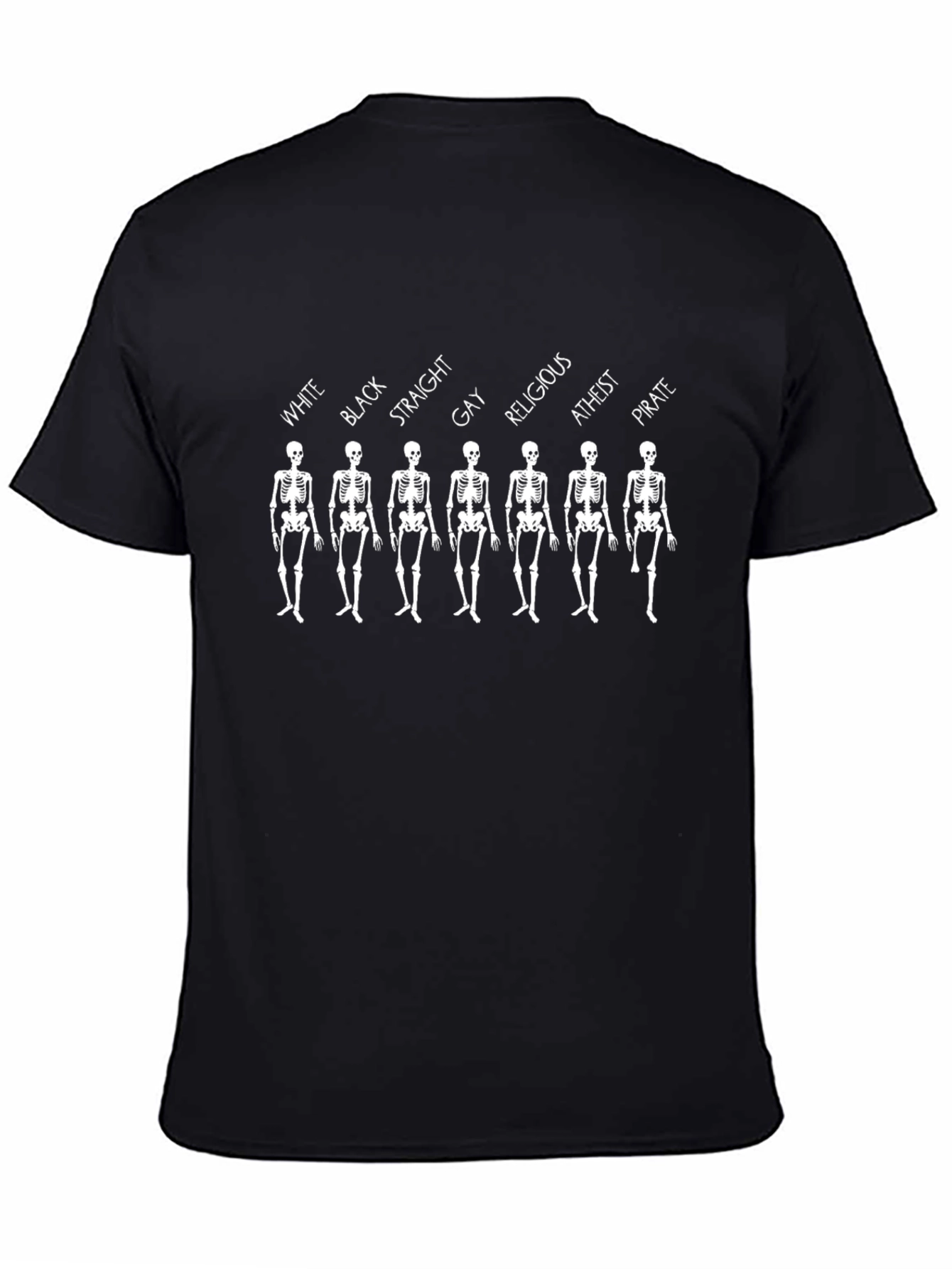 Equality Skeleton T-Shirt - Black