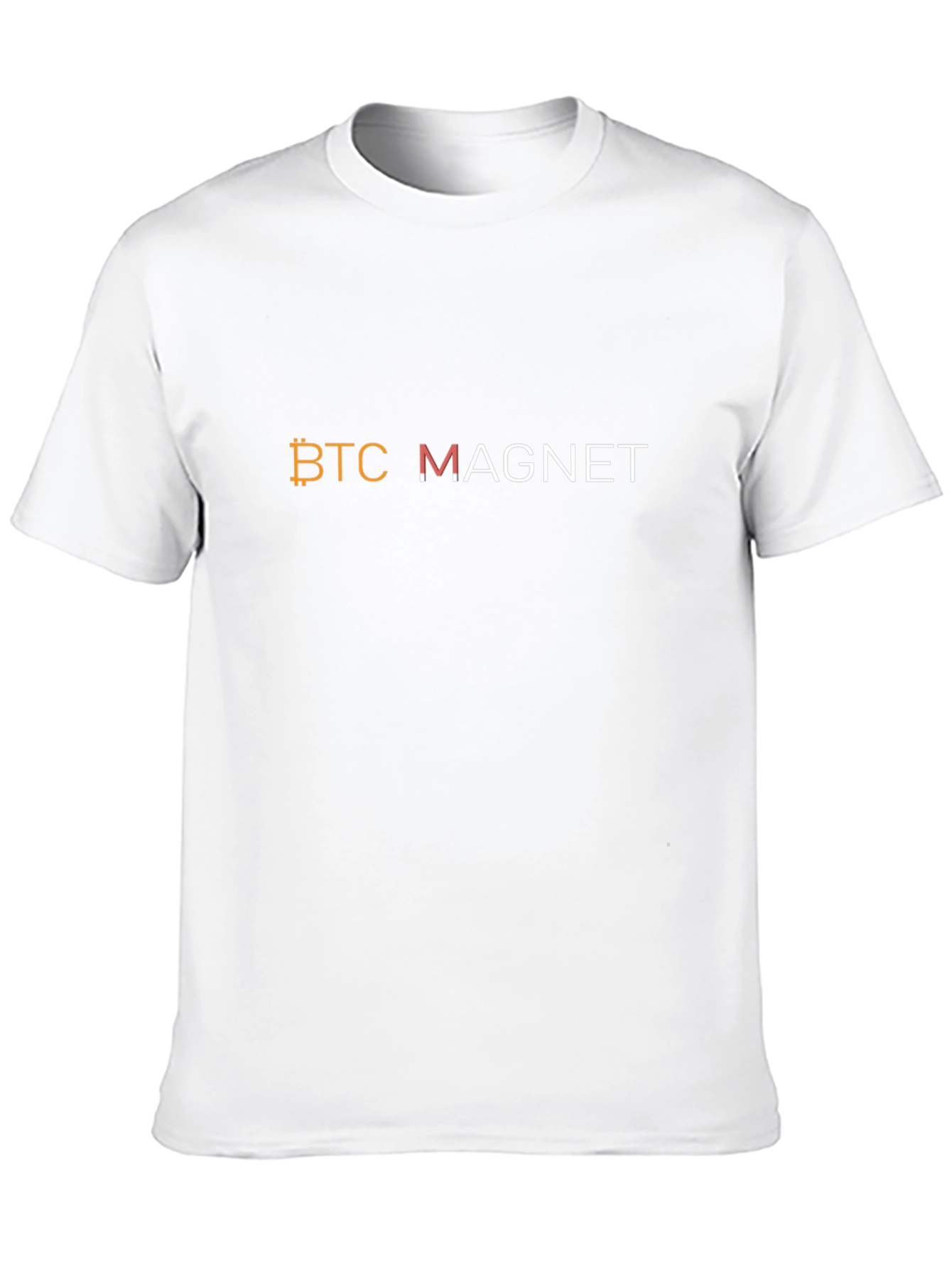 BTC Magnet Black T-Shirt - Crypto Currency Tee