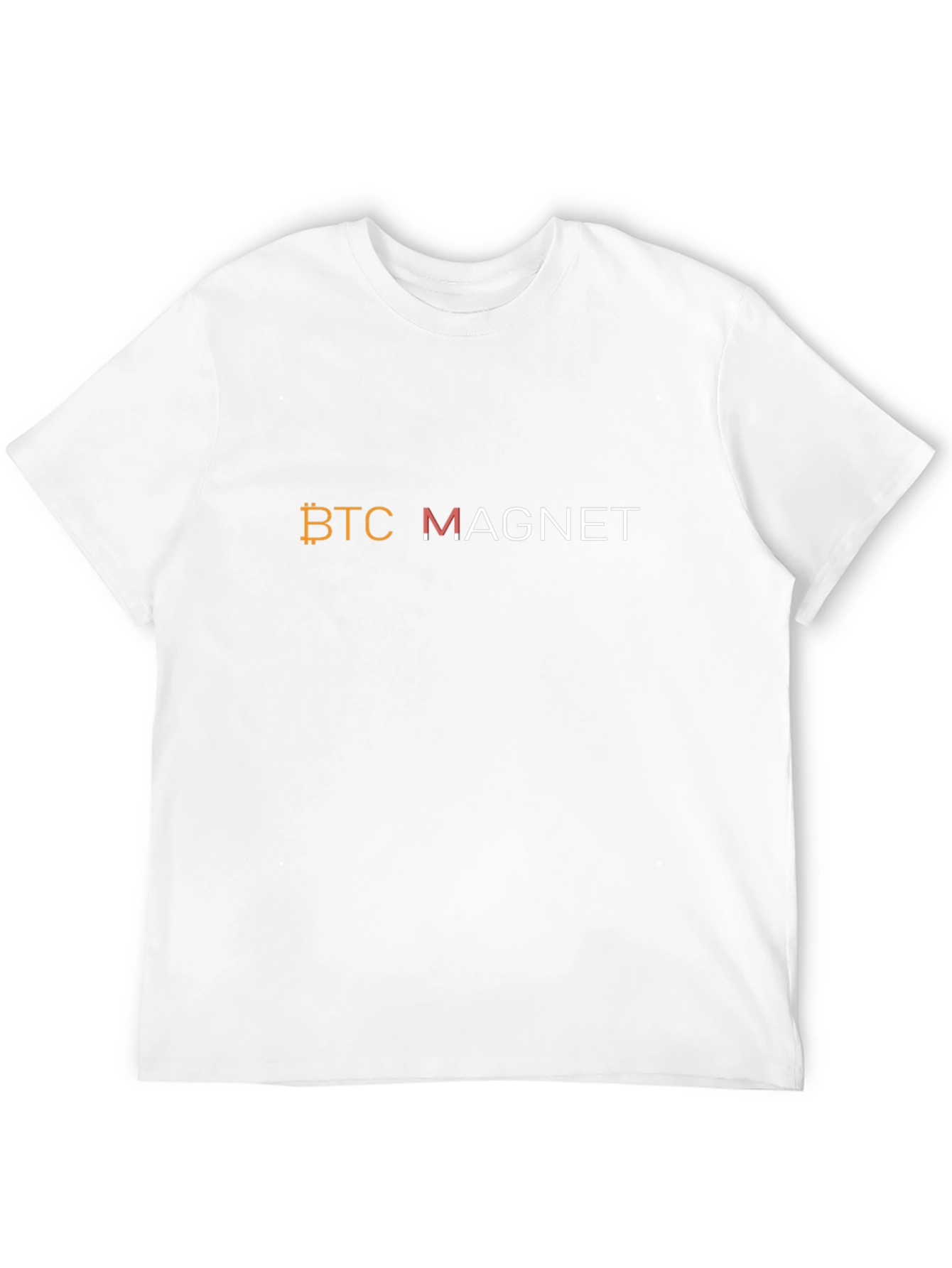 BTC Magnet Black T-Shirt - Crypto Currency Tee