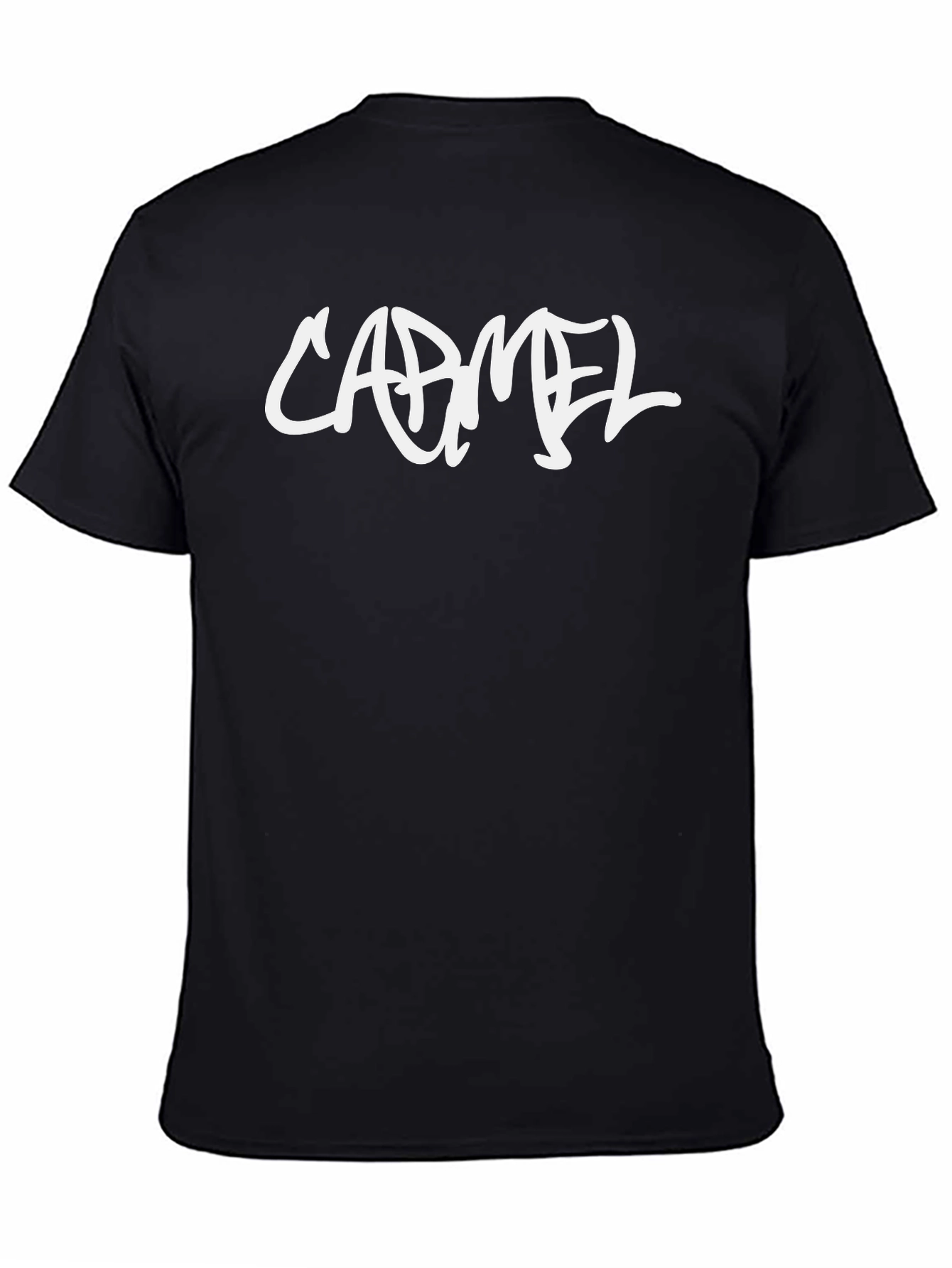 Carmel Graphic Tee - Black Cotton Blend