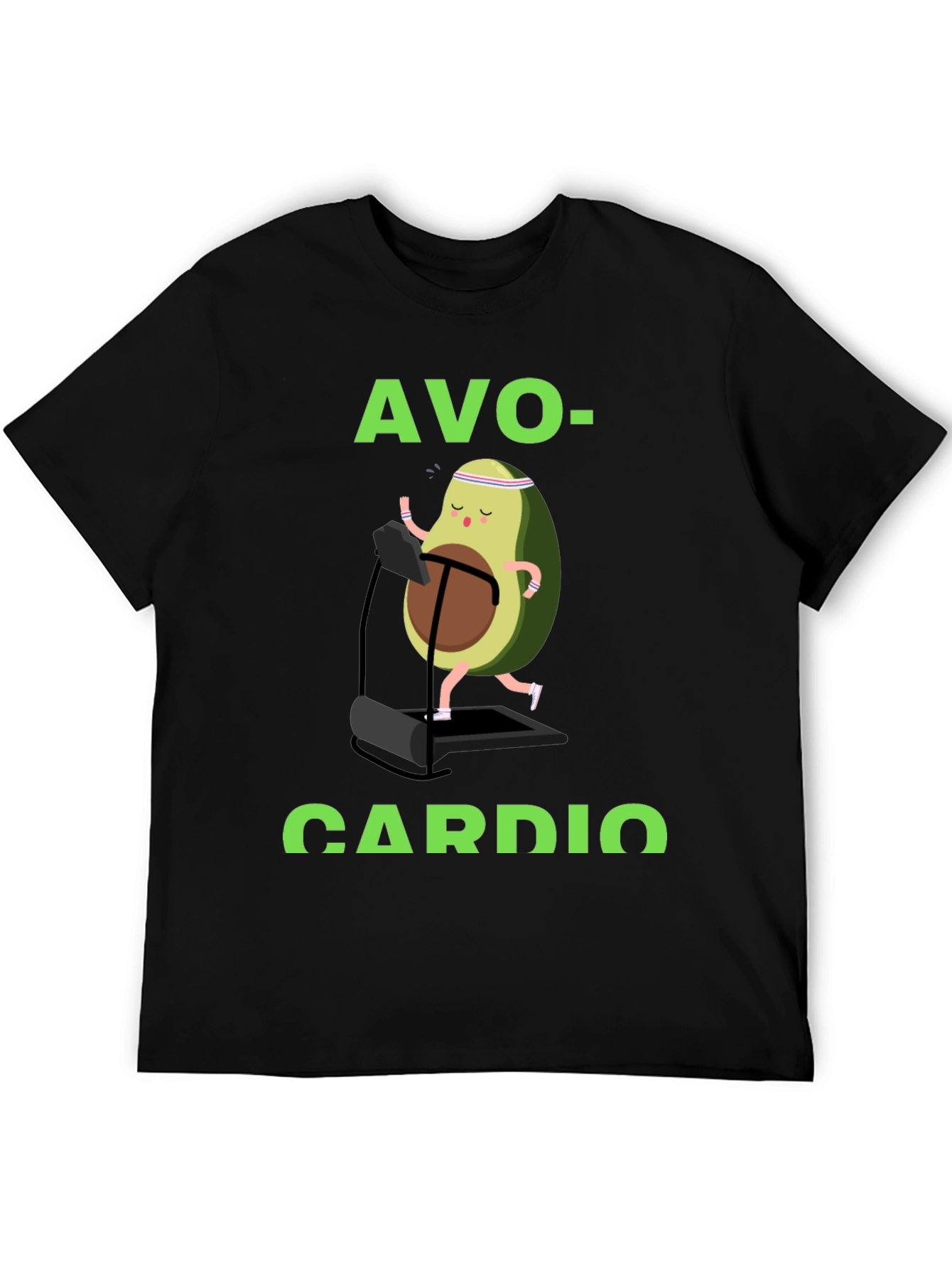Avo-Cardio Black Graphic T-Shirt