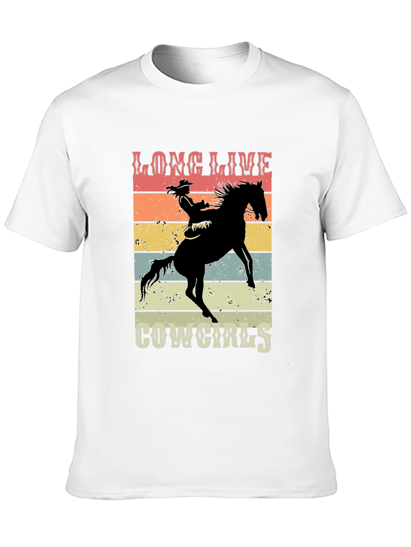 Long Live Cowgirls Graphic Tee - Retro Style